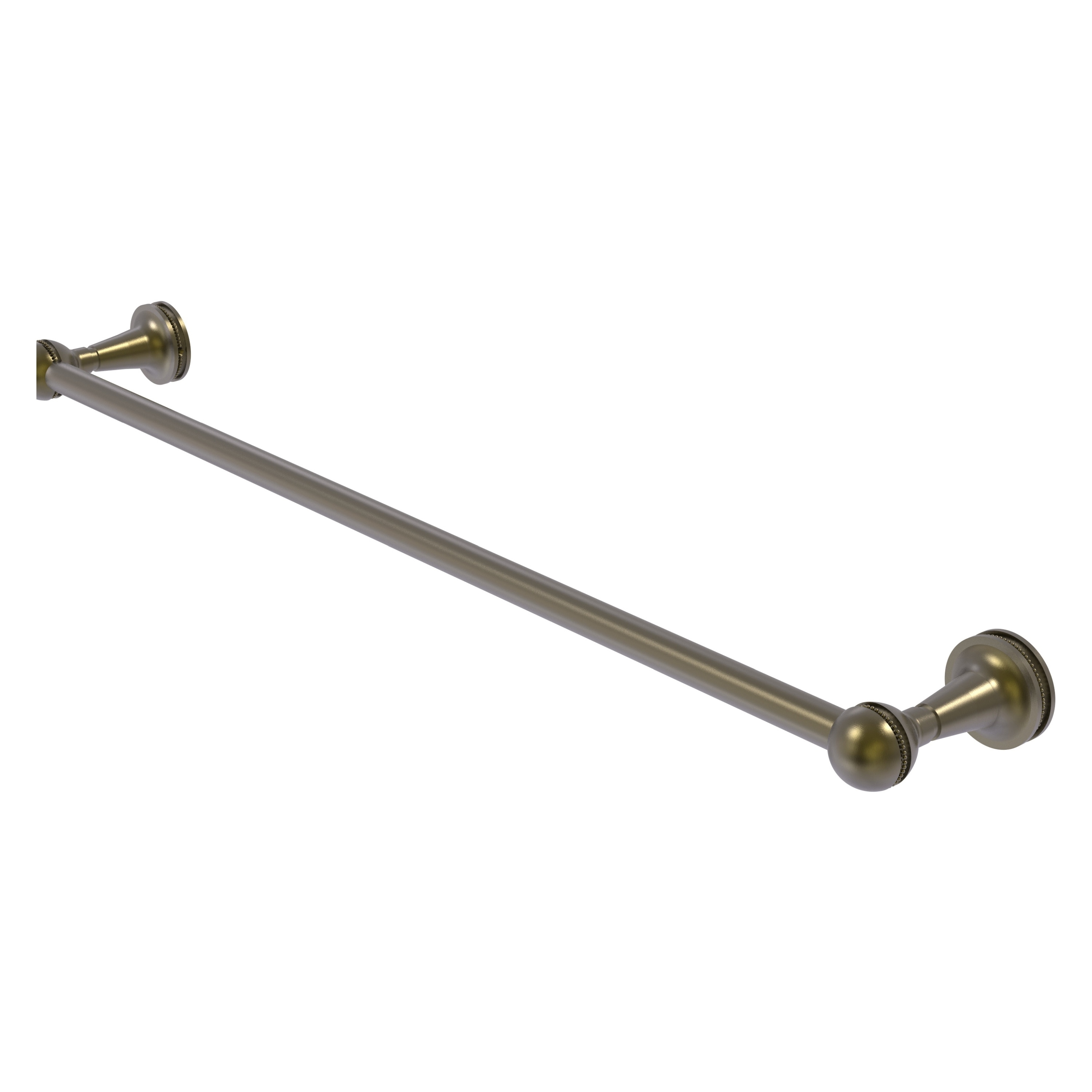 Allied Brass MA-21/24-ABR Mambo 24-in Antique Brass Wall mount Single Towel Bar