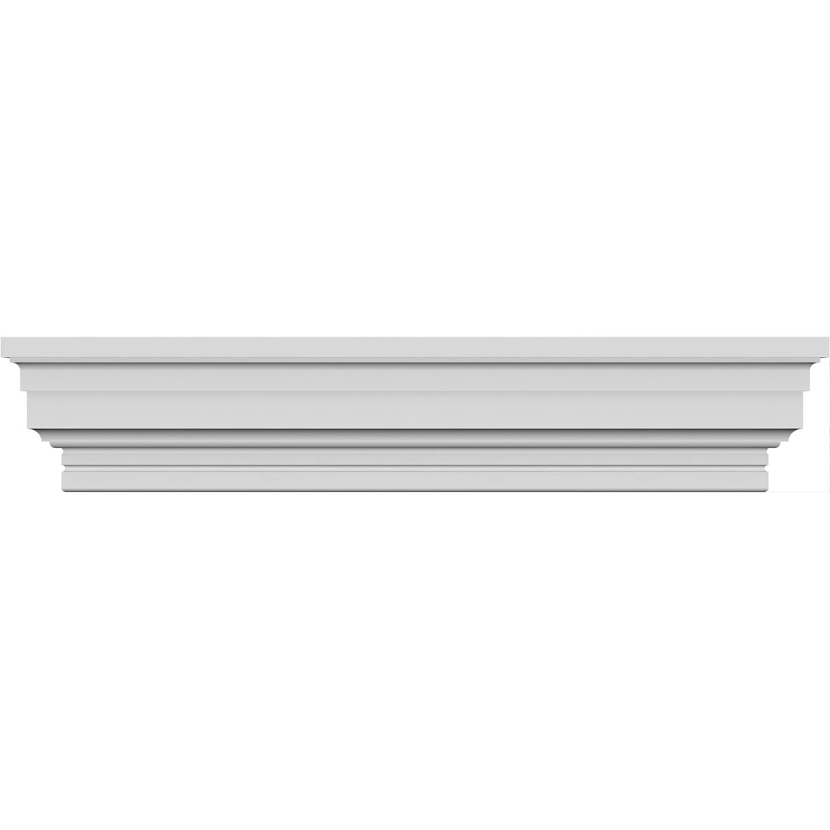 Ekena Millwork CRH04X25ST 27.5-in W x 3.875-in L Urethane Crosshead