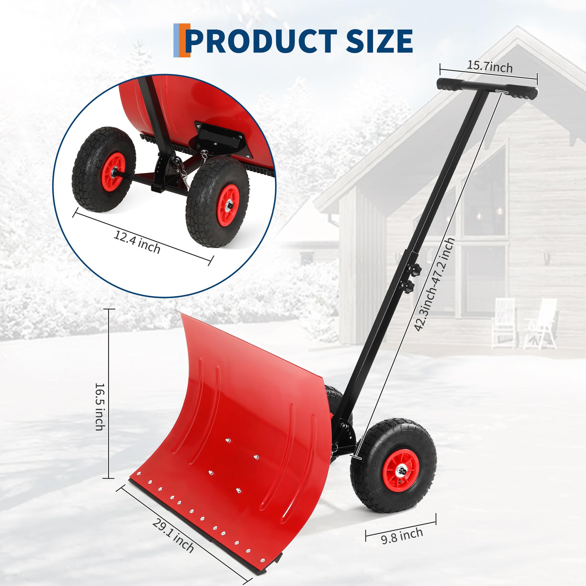 Garvee HHZ-PPG-33VNCKNZ Snow-Shovels - View #7
