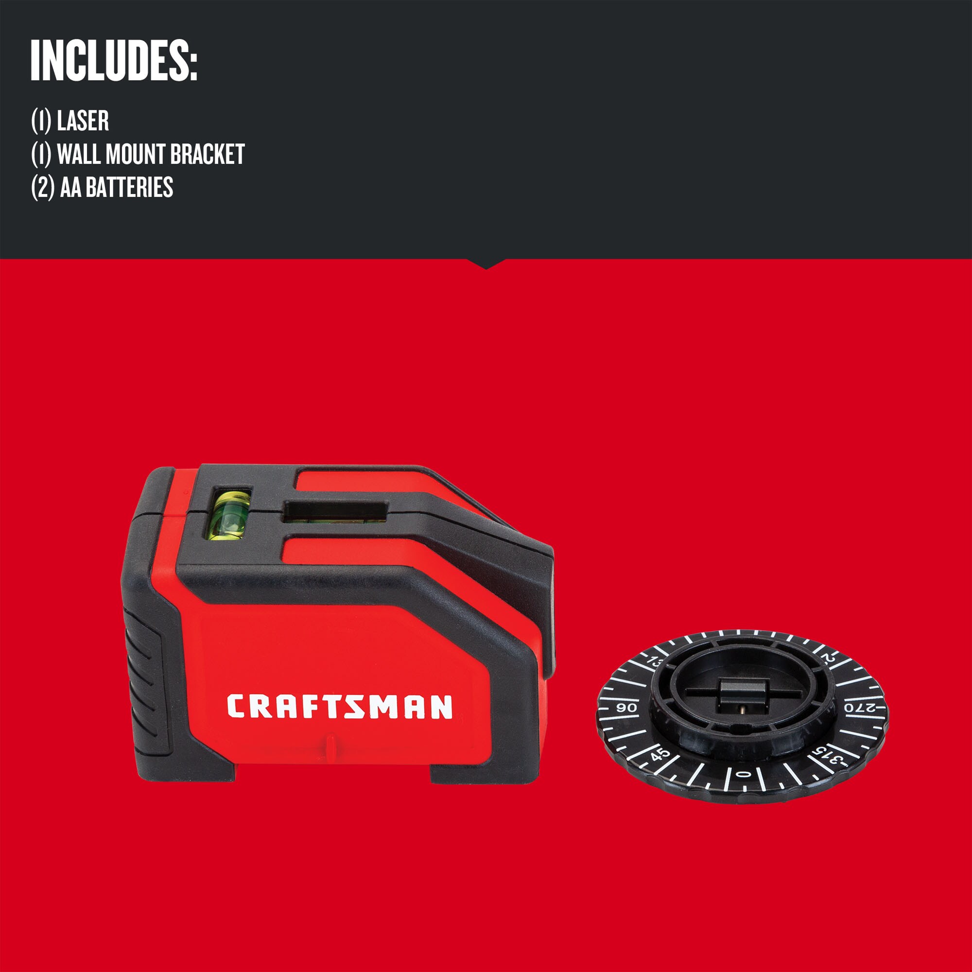 CRAFTSMAN 15-ft Red Line Generator Laser Level