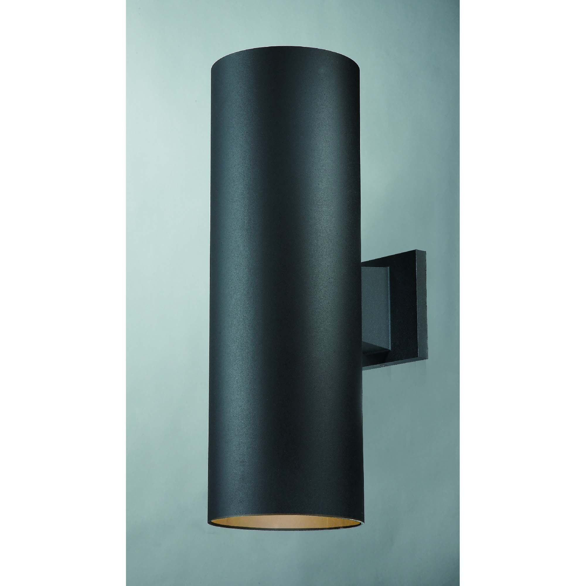 18" Black Bronze Direct Wired Electric Outdoor Sconce