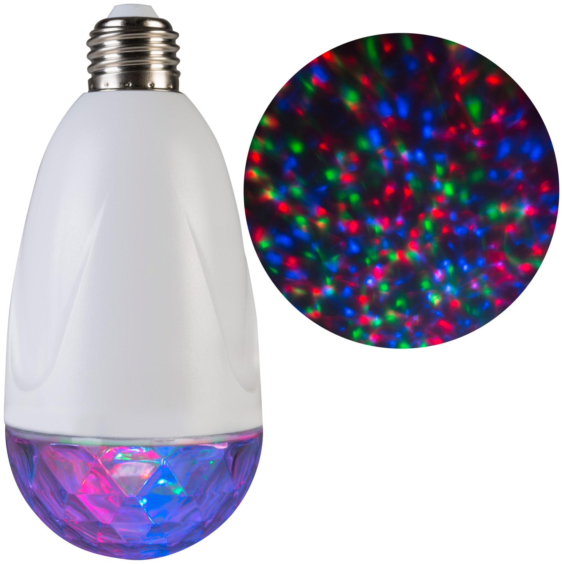 Åre hagl kimplante Gemmy Projection Light bulb Swirling Green, Red,Blue Electrical Outlet  Kaleidoscope Christmas Indoor Light Show Projector at Lowes.com