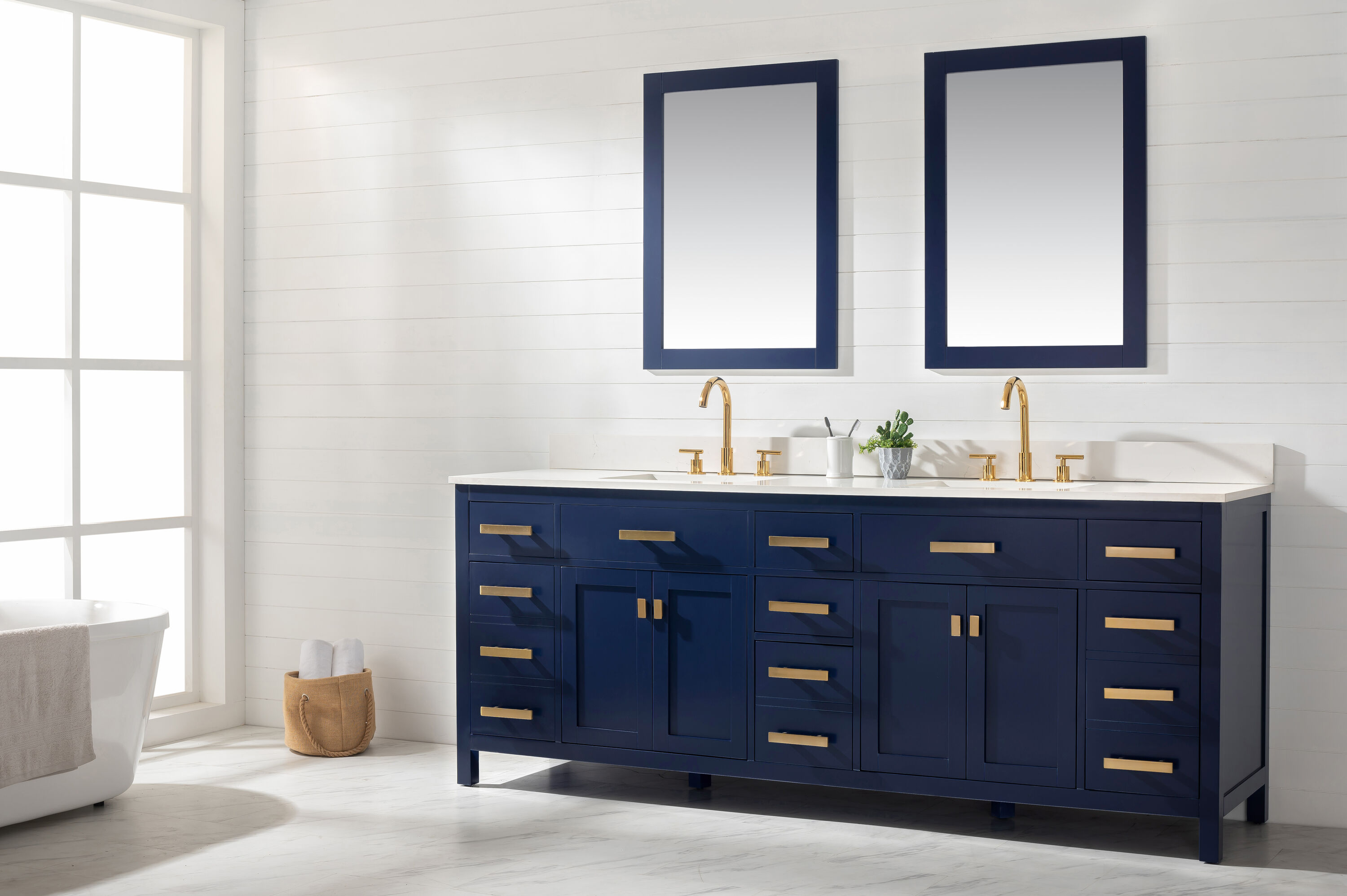 Design Element V01-84-BLU Bath-Vanity-Combo - View #3
