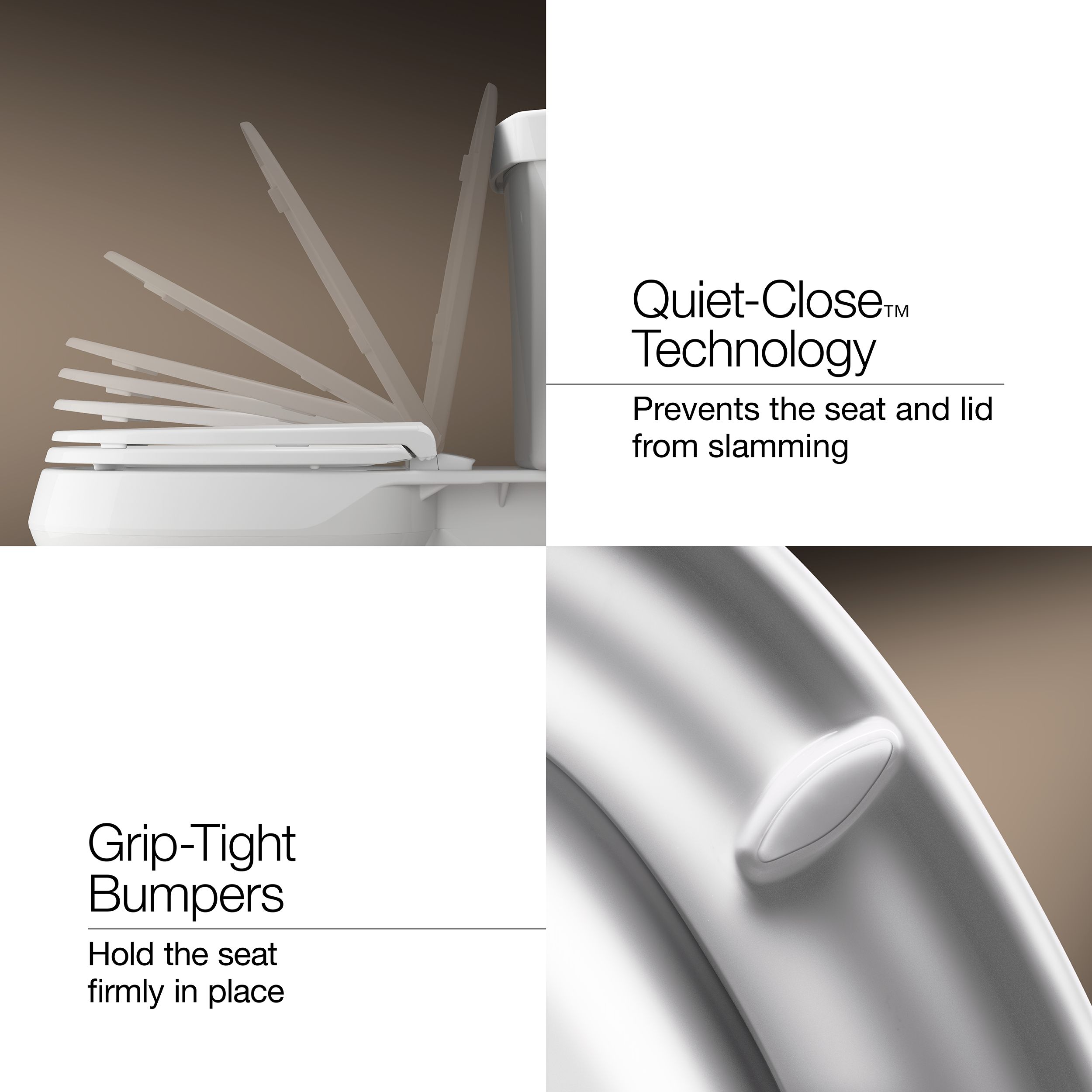 KOHLER Retmore Plastic White Elongated Soft Close Toilet Seat