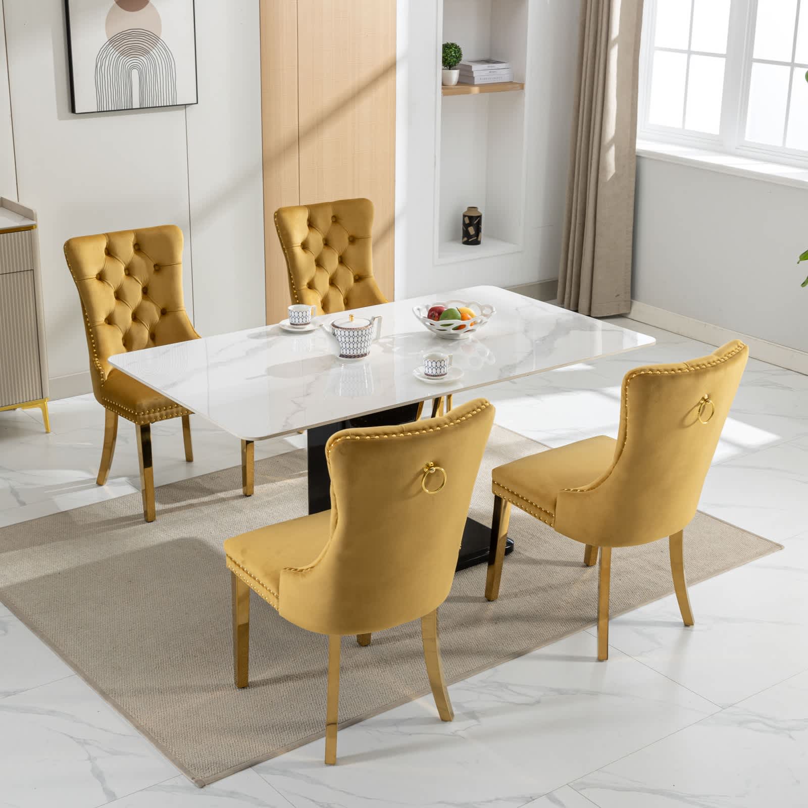 Vynxaria LEXY0108-DJCY-2YEL Dining-Chairs - View #4