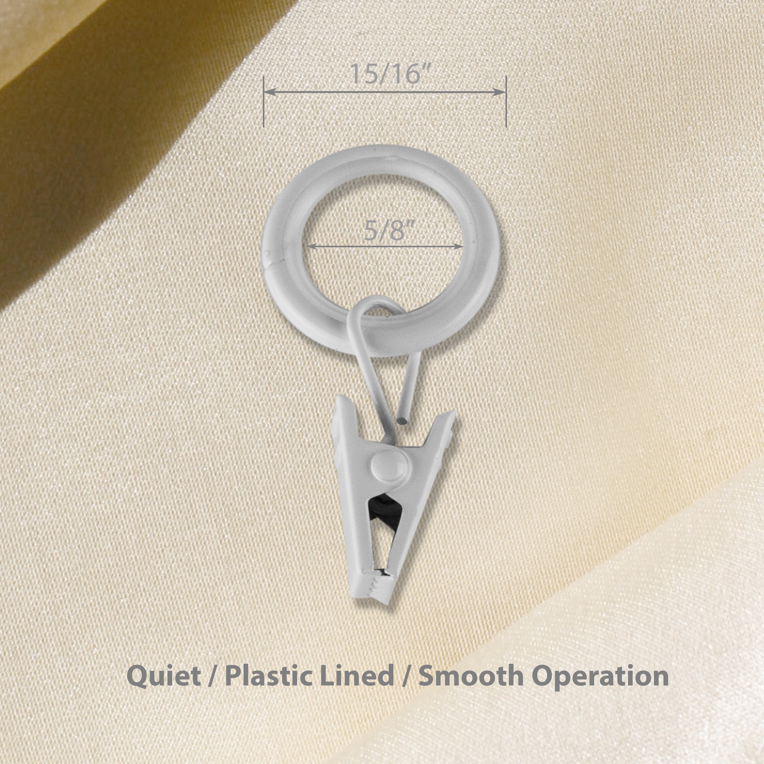 Hart & Harlow L-DR35-01 Curtain-Rings - View #2