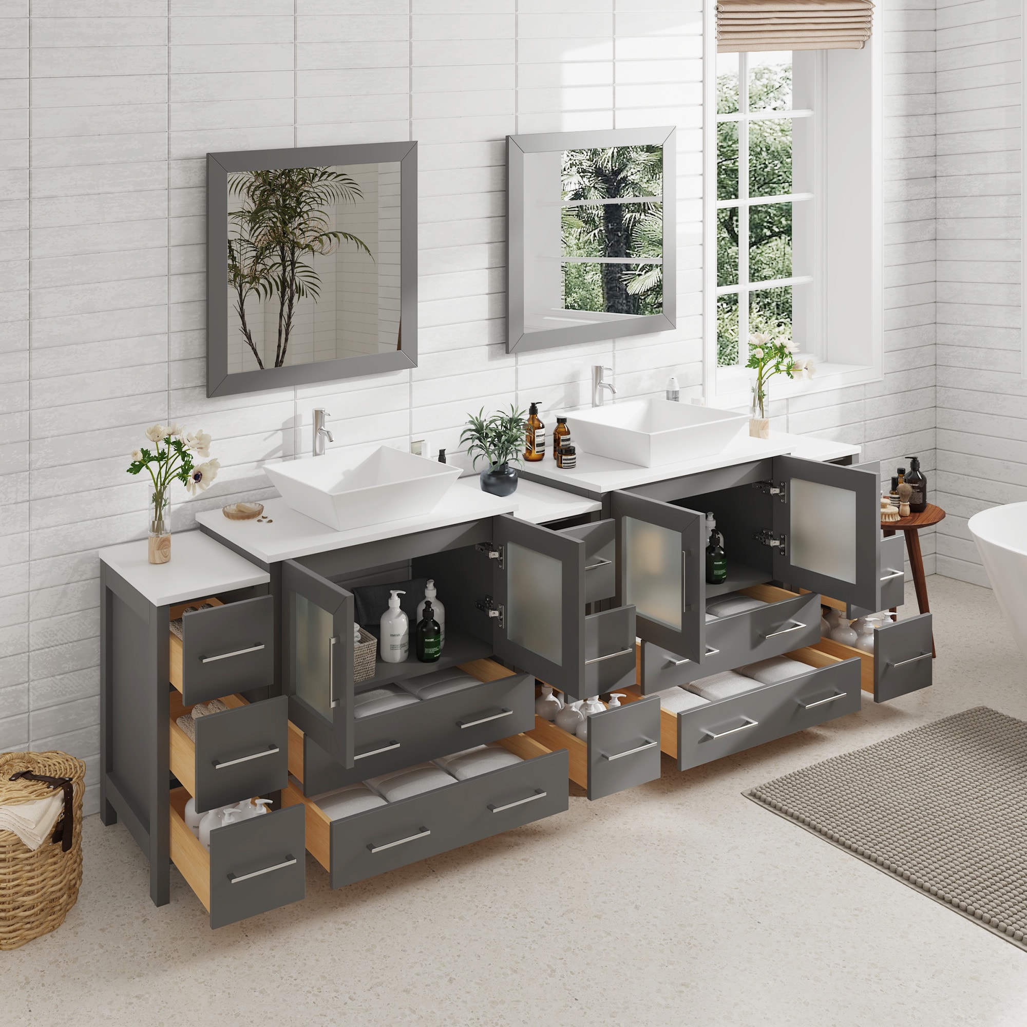 Vanity Art VA3130-96G Bath-Vanity-Combo - View #3