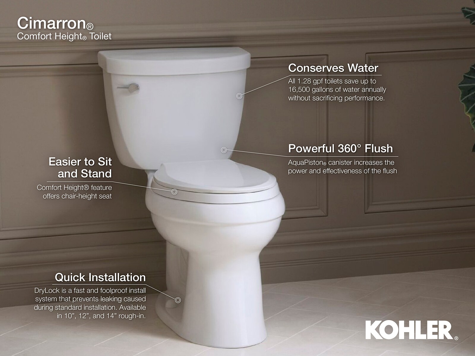 KOHLER 3828-0 toilets - View #5