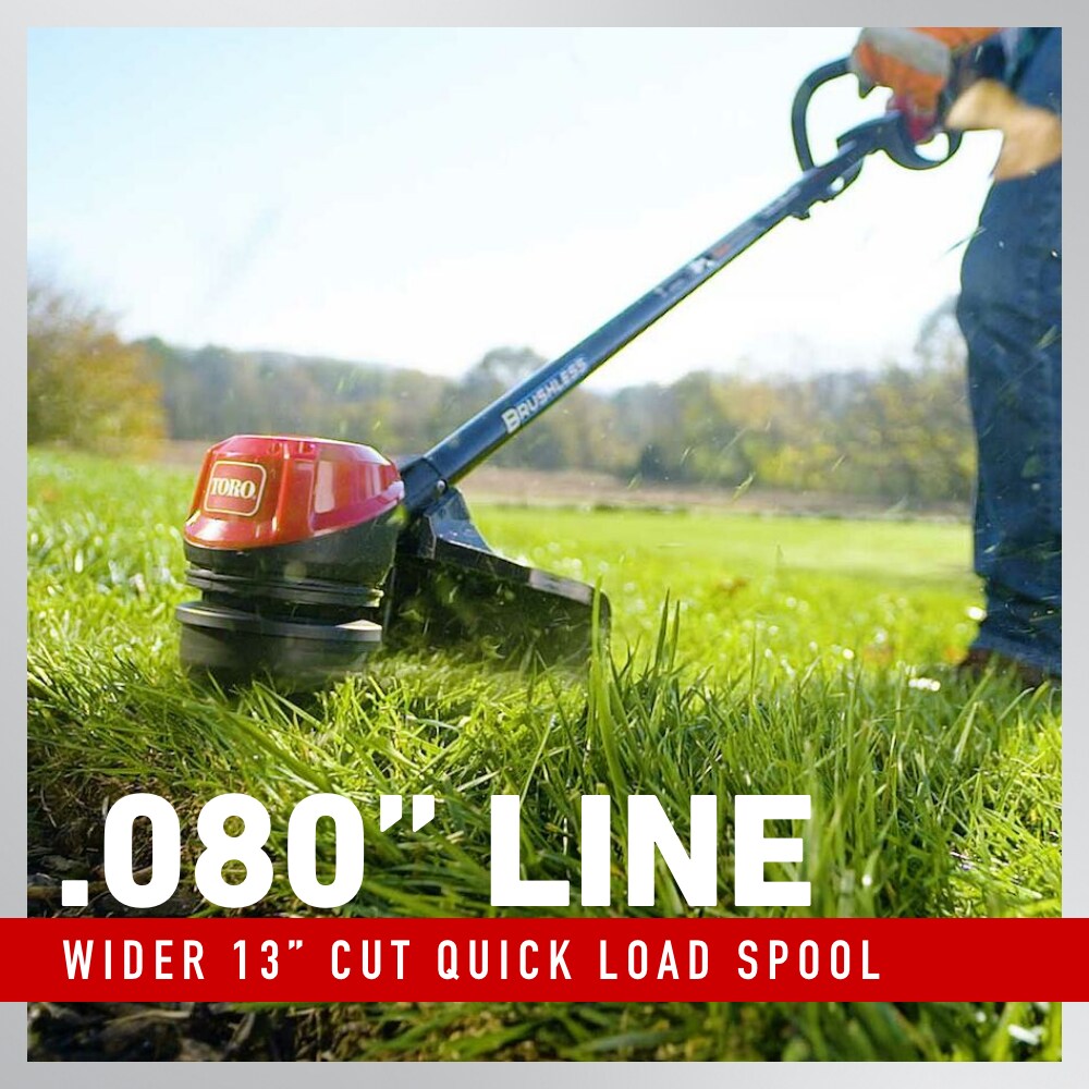 Toro Flex-Force 60-volt Max Cordless Battery String Trimmer and Leaf Blower Combo Kit (Battery & Charger Included)