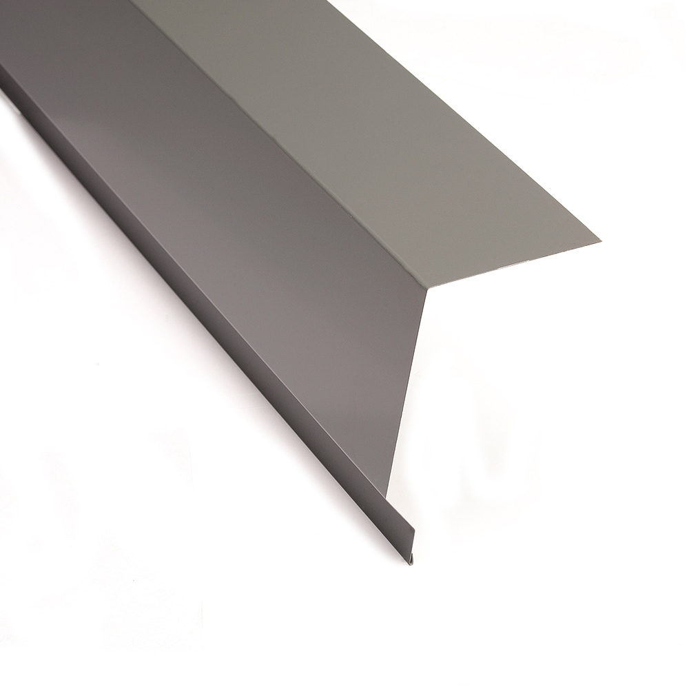 Metal Sales Eave Trim 0.613-in x 126-in Steel Roof Panel Ridge Caps in ...