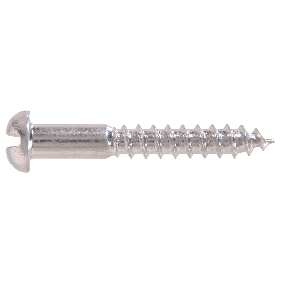 Hillman 1082 #4 Aluminum Interior Wood Screws (48-Per Box)