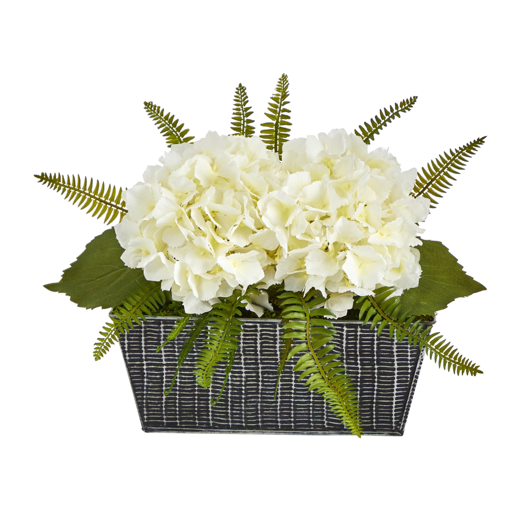Nearly Natural P1428 9.5-in White Indoor Silk Artificial Plant
