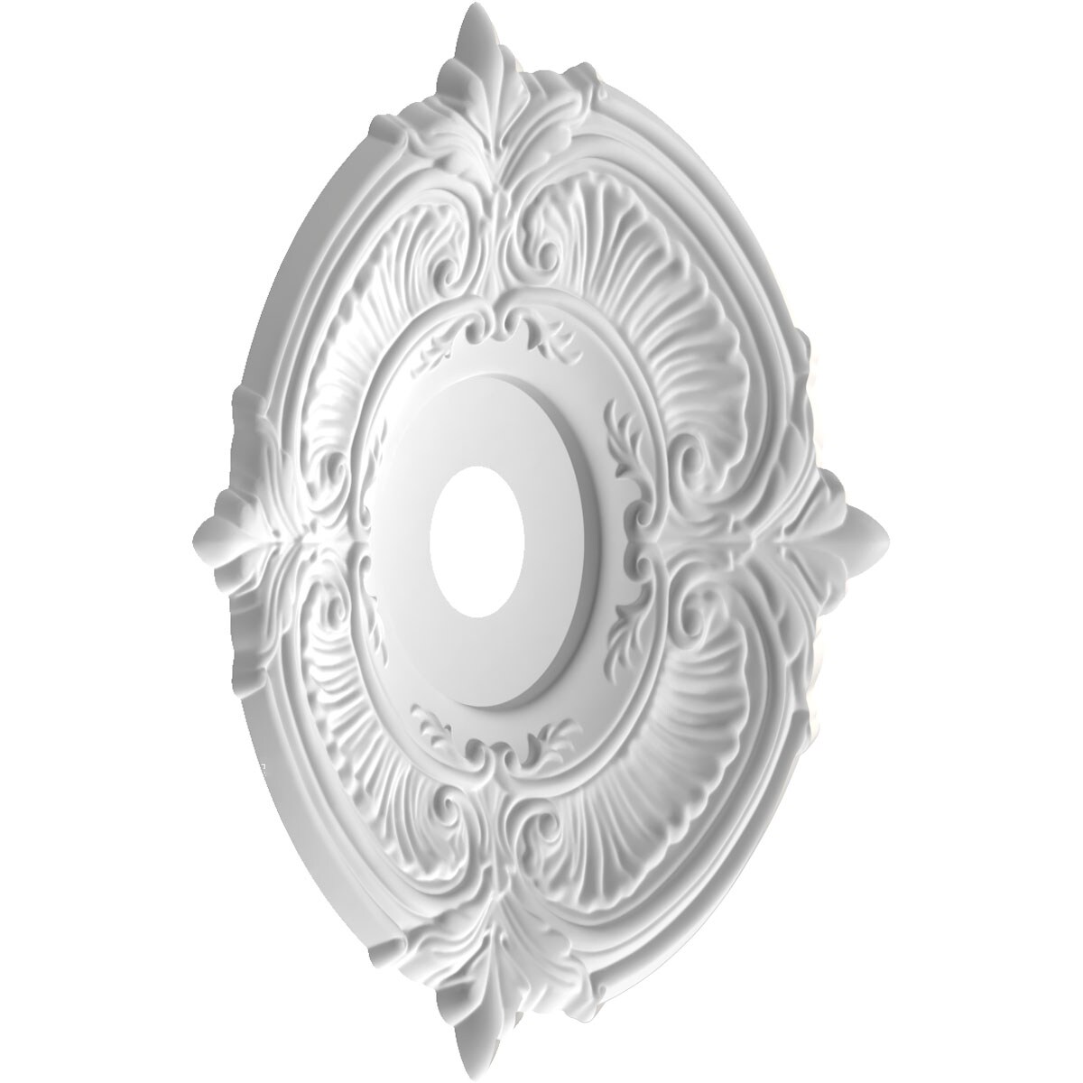 Ekena Millwork CMP22ATGBW Ceiling-Medallions - View #4