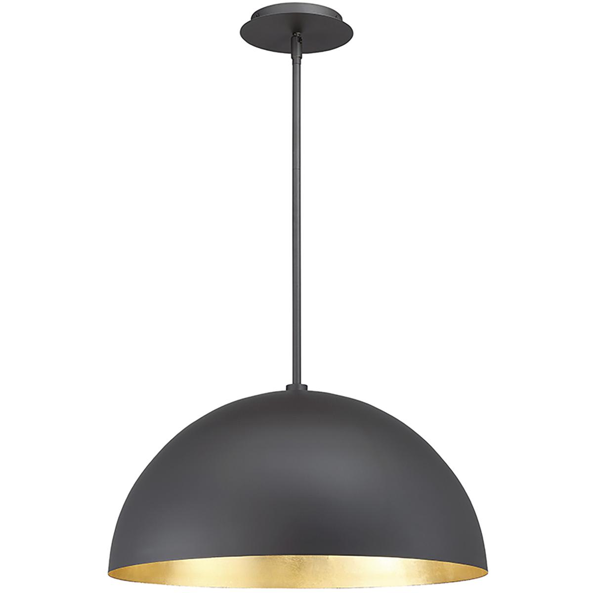 Modern Forms  PD-55718-GL Yolo LED 1962 inch Black Gold Leaf Pendant Ceiling Light in 18in