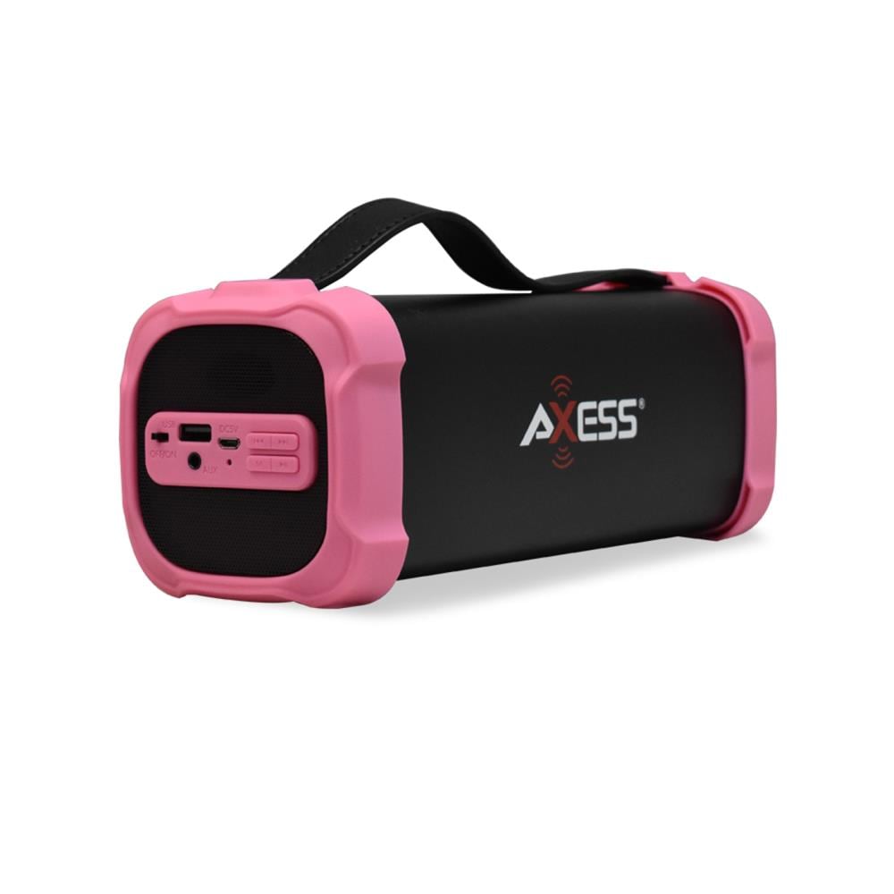 Axess 849109510M 4.75-in 10-Watt Smart Bluetooth Compatibility Outdoor Portable Speaker