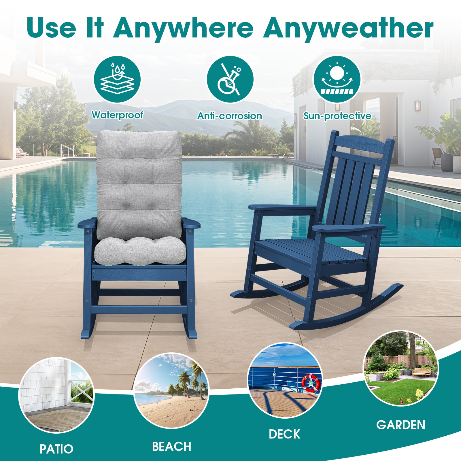JEAREY 03YY-DZ-NG Patio-Chairs - View #8