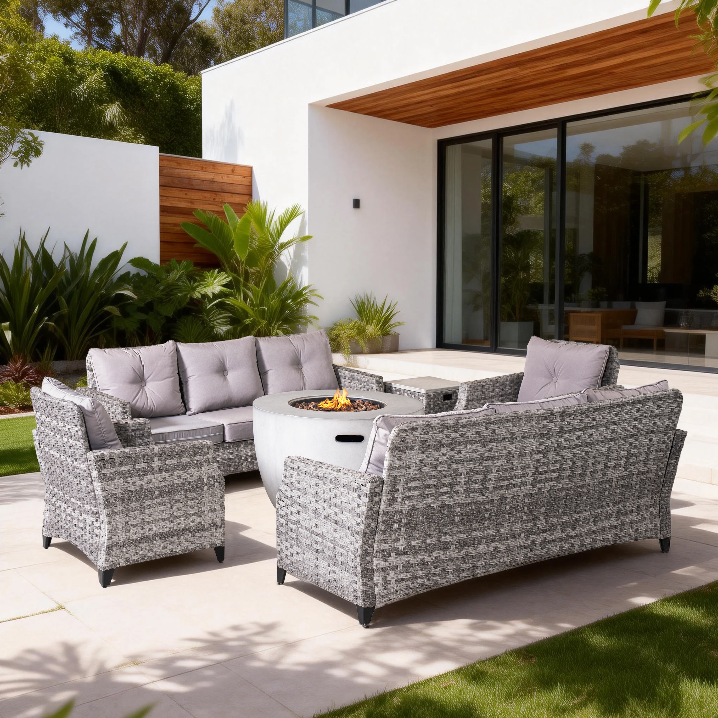 Direct Wicker DWS-183S2ST&2160 Patio-Conversation-Sets - View #2