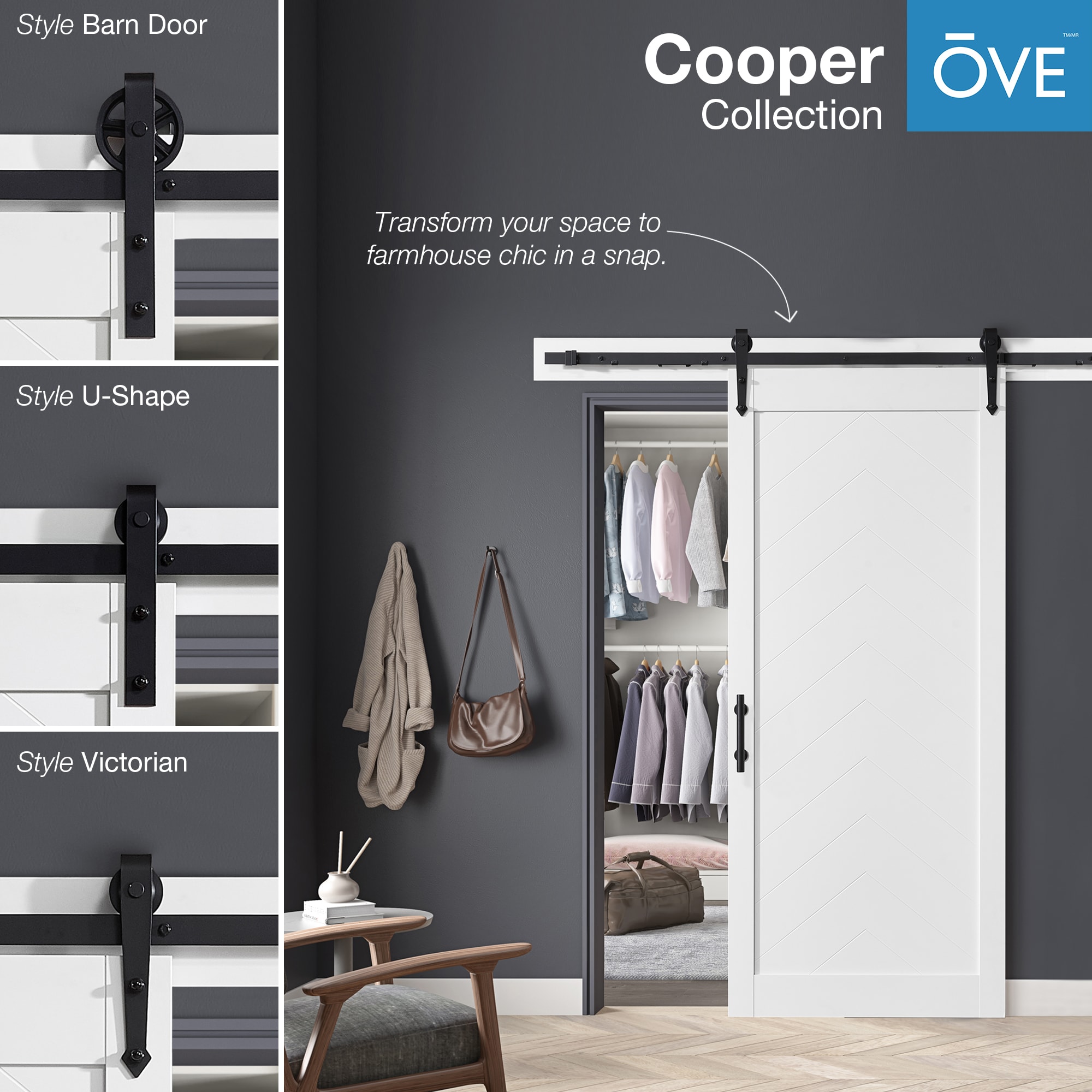 OVE Decors 15DKB-HEB136-133 Barn-Doors - View #9