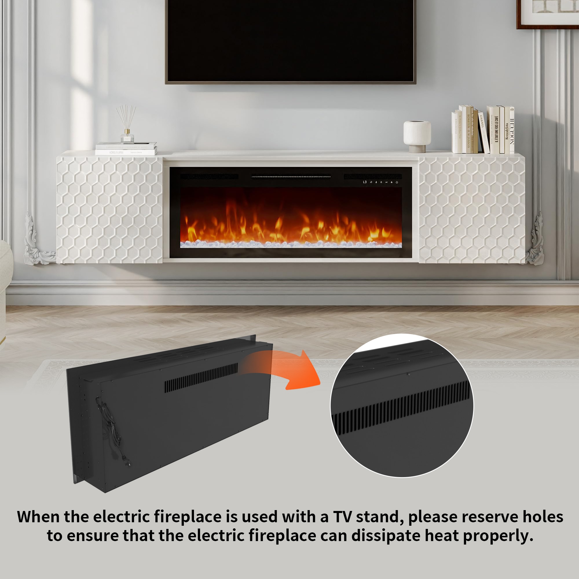 Mondawe MO-ZHX-36-058 Electric-Fireplaces - View #5