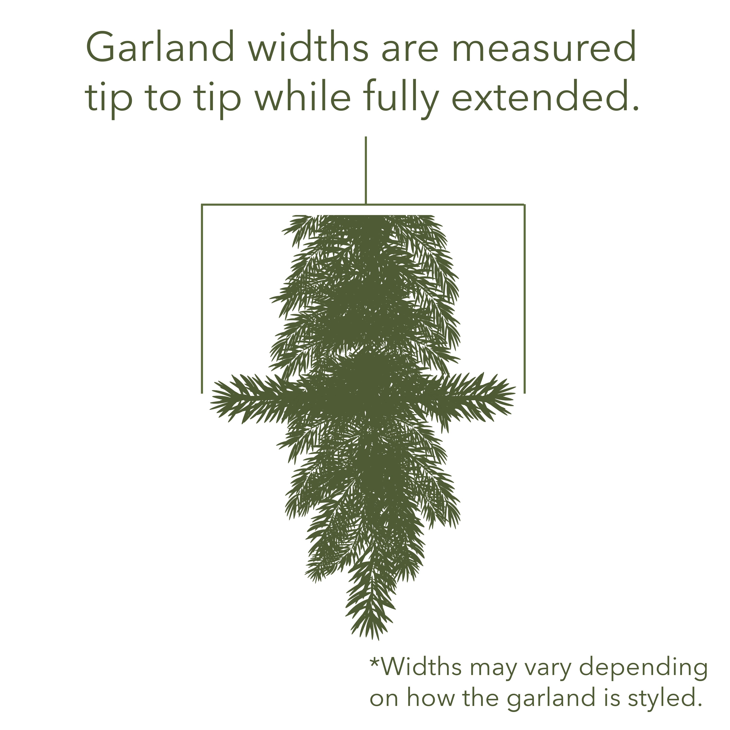 Vickerman A861120 Artificial-Christmas-Garland - View #2