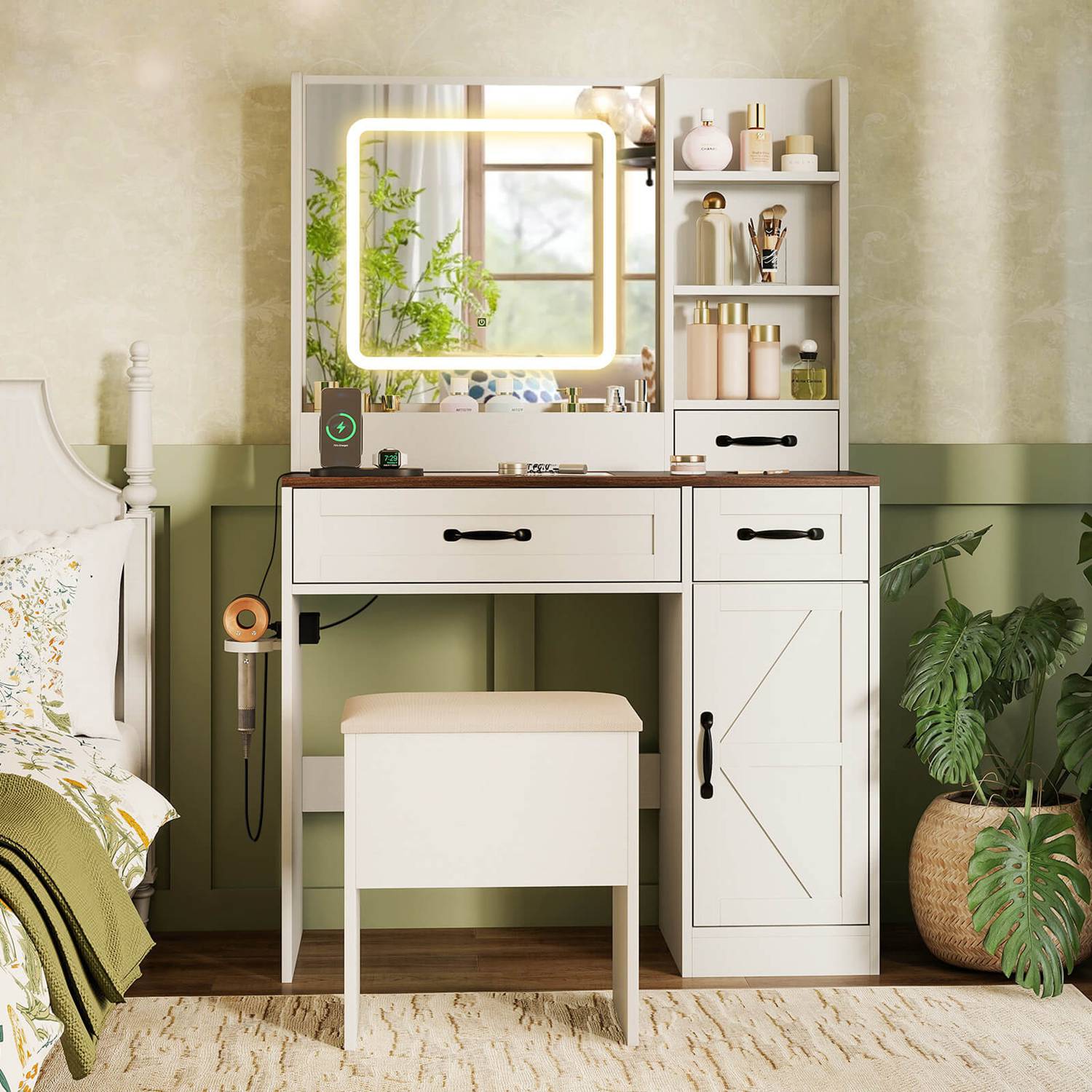 Costway HCST09559 Bedroom-Vanities - View #2