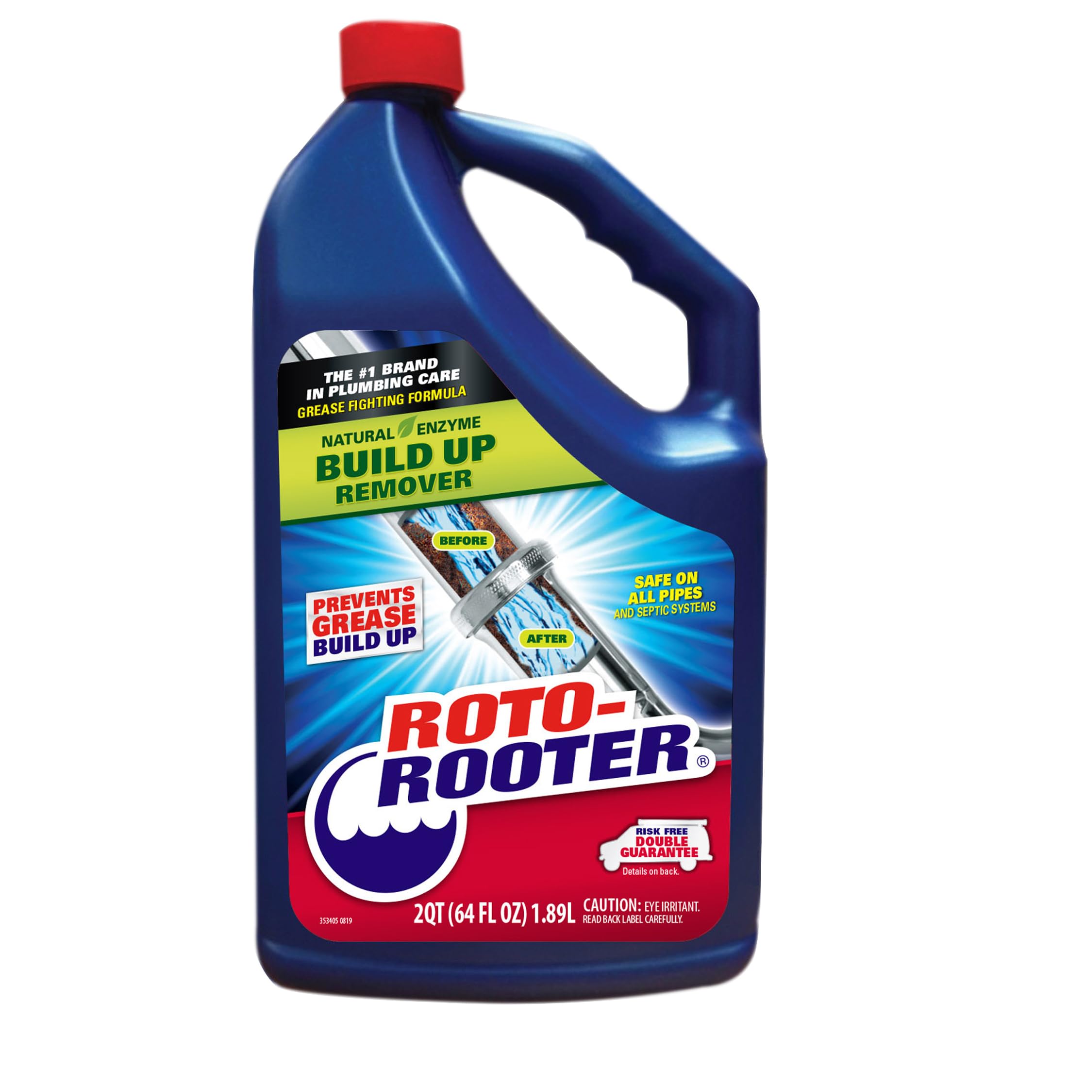 Roto-Rooter  Build-Up Remover Drain Cleaner 64 oz
