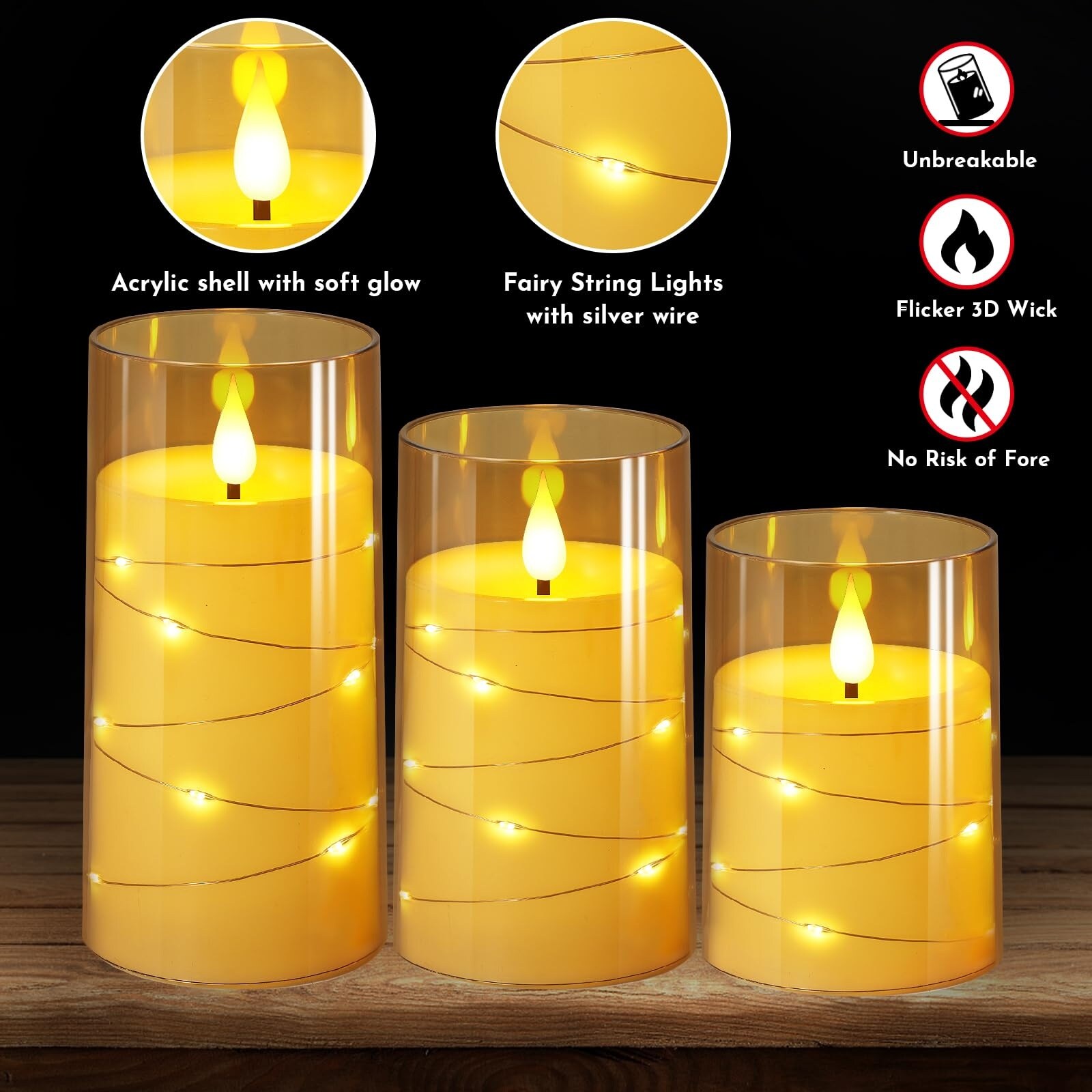 LAIFUCAM LLA0611A088 candles - View #2
