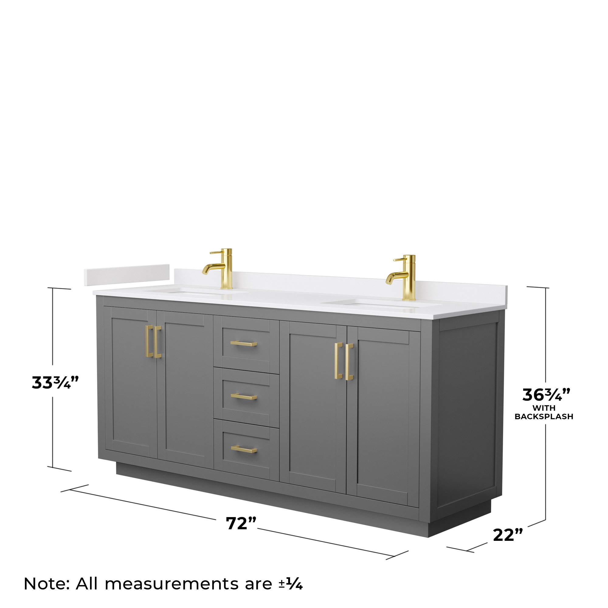 Wyndham Collection WCF292972DGGWCUNSM70 Bath-Vanity-Combo - View #6