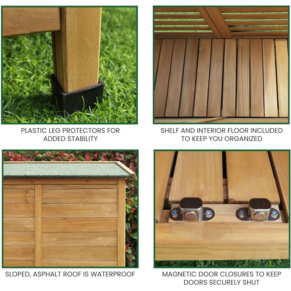 Hanover HANWS0106-NAT Small-Outdoor-Storage - View #3