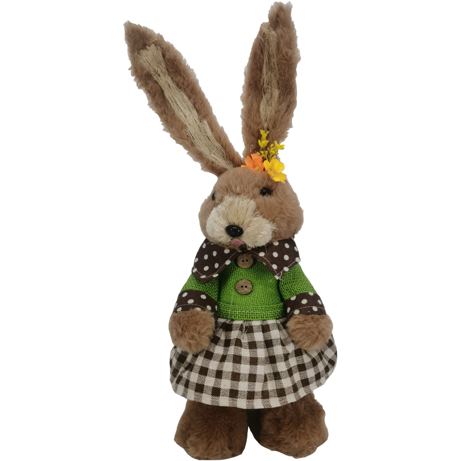 8 Brown Sisal Bunny Rabbit Easter Figure