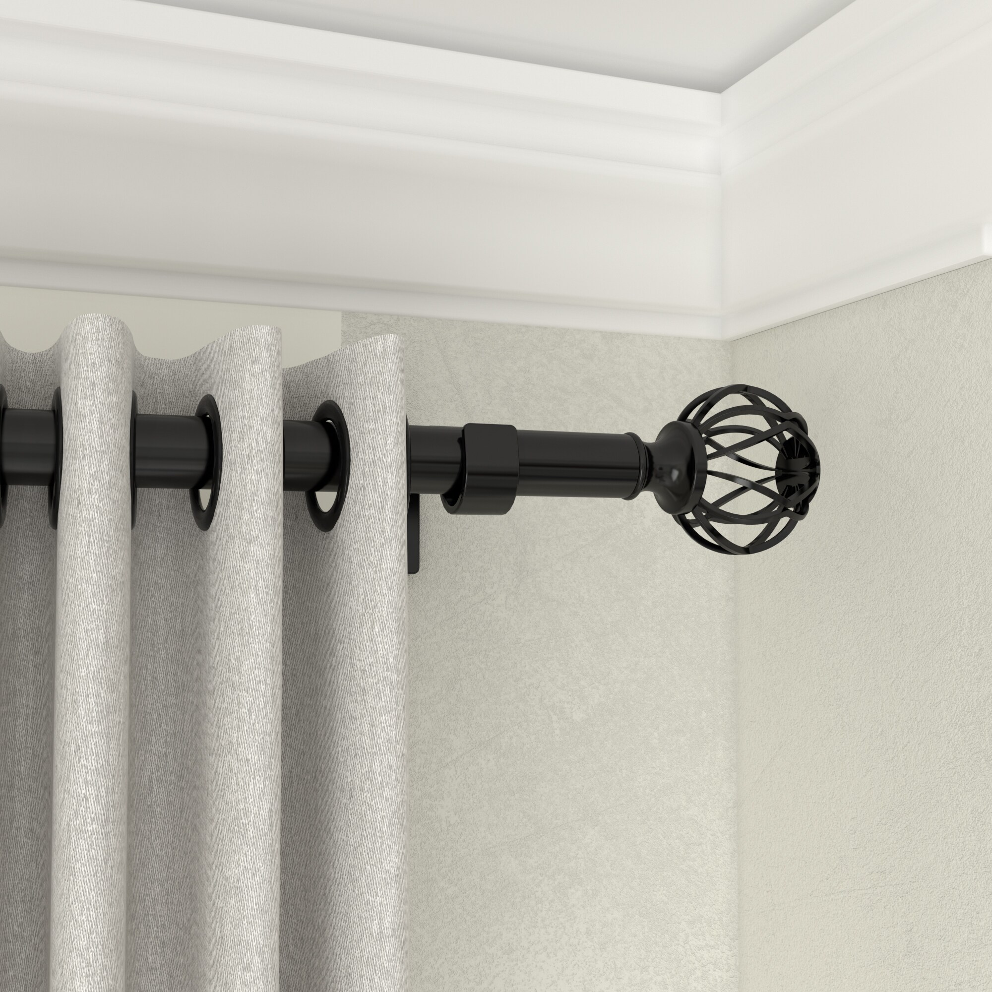 ACROMA 80528BK Curtain-Rods - View #2