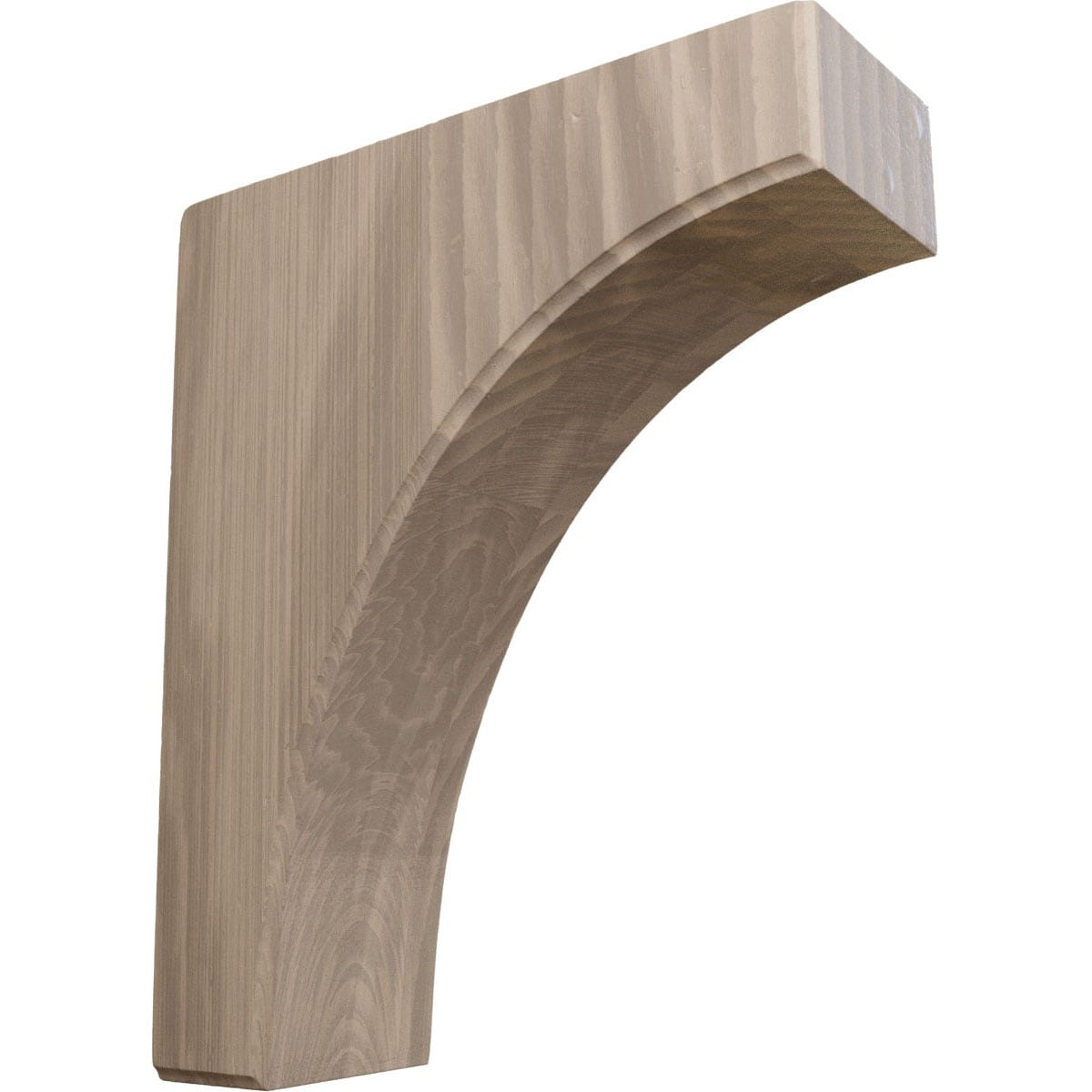 Ekena Millwork BKTW04X10X12CVWA Clarksville 3-1/2-in x 10-in x 12-in Walnut Brown Wood Standard bracket