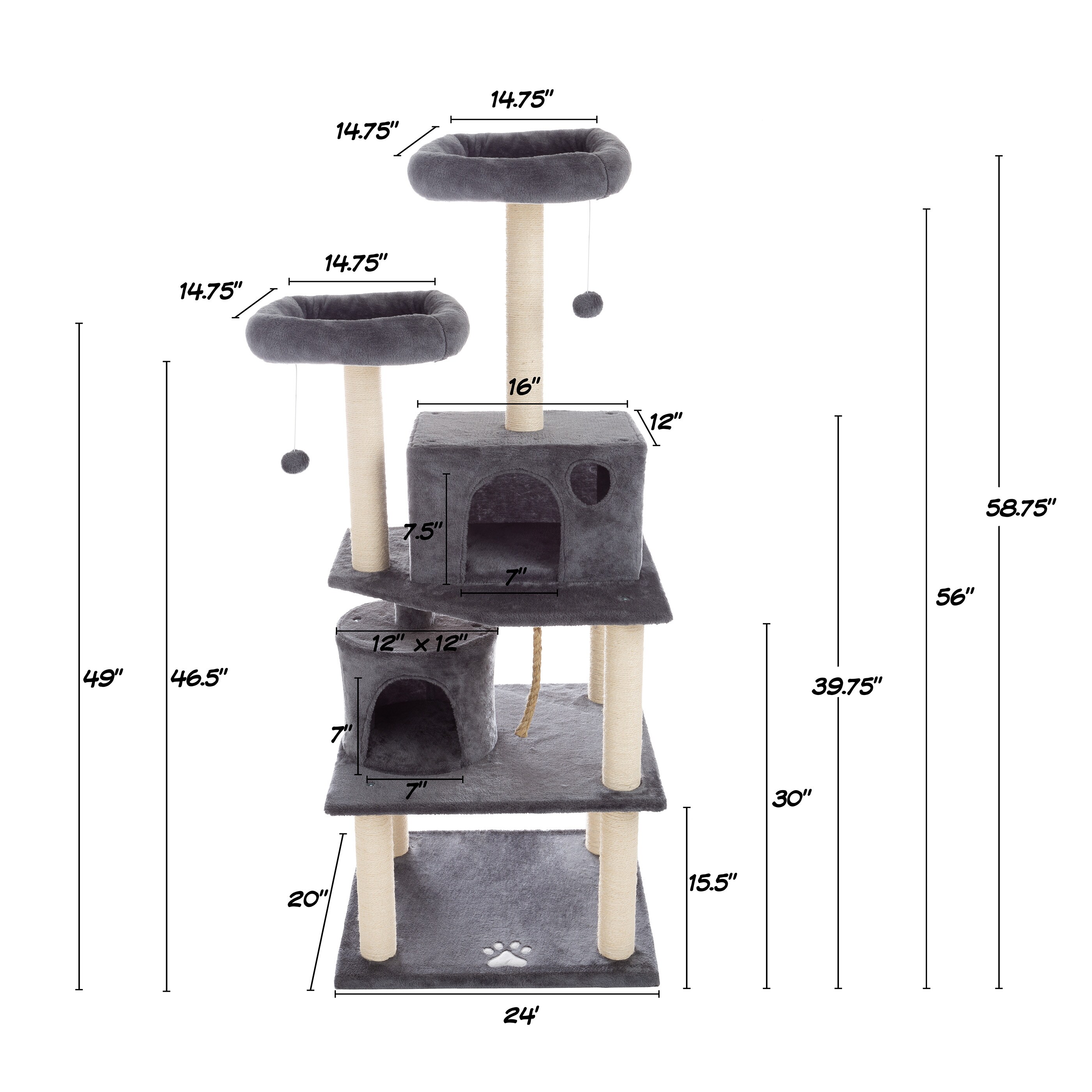 PETMAKER 565068JOX Cat-Trees - View #3