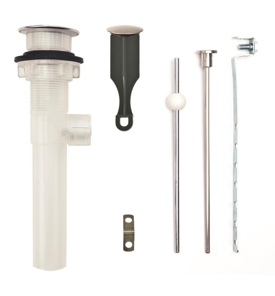 PF WaterWorks PF0729-BN-TR Brushed nickel Bathroom Sink pop up drain