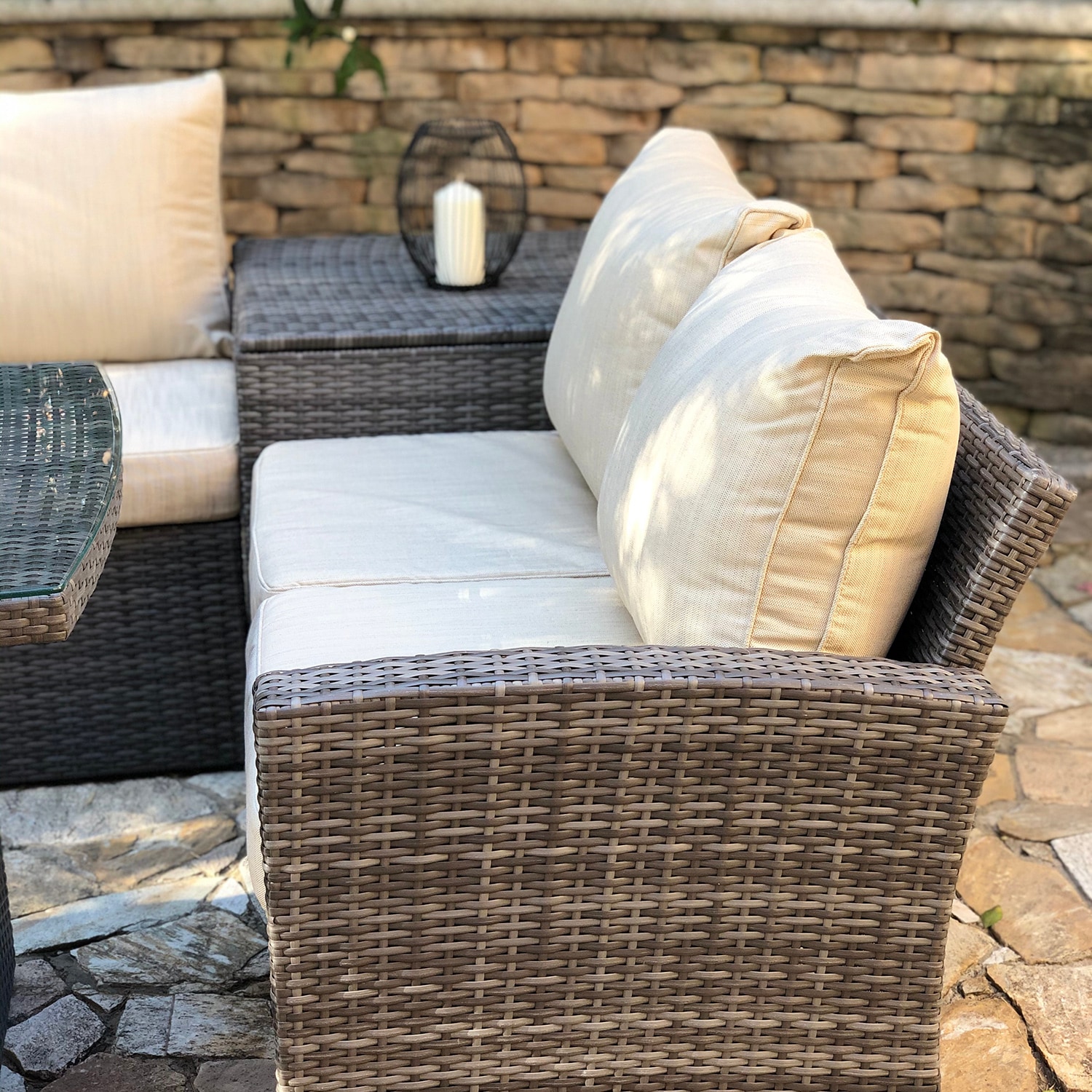 Direct Wicker DWS-1403B-BROWN Patio-Conversation-Sets - View #8