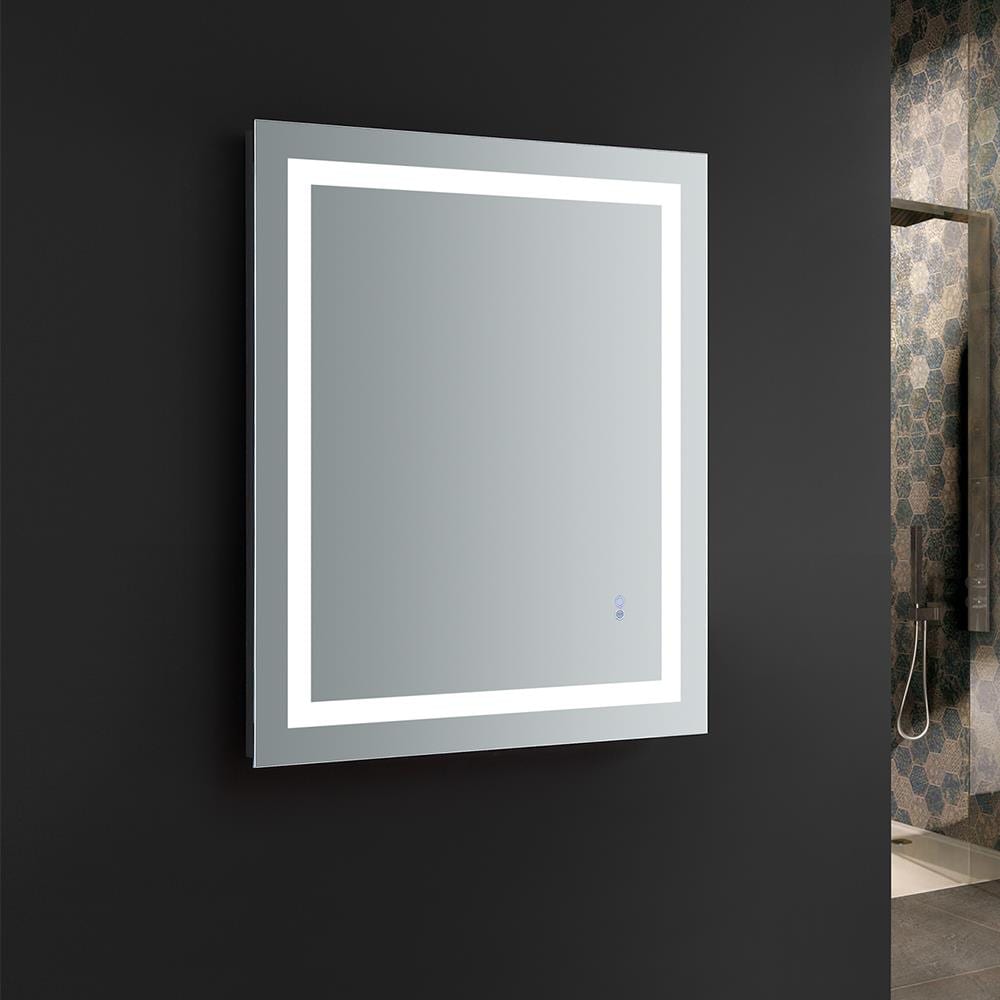 Frameless 36" x 30" Clear LED Bathroom Vanity Mirror