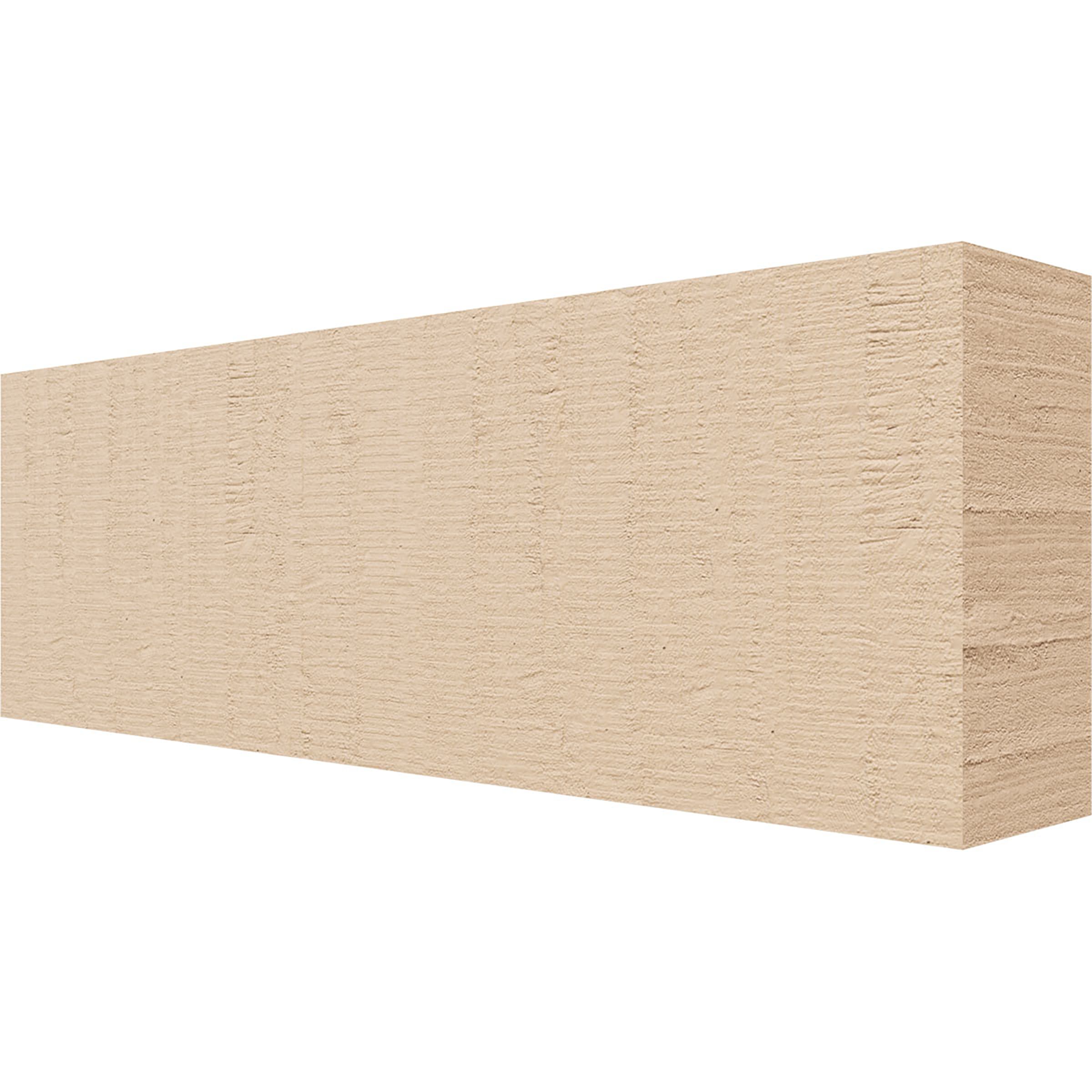 Ekena Millwork RFTU02X04X12BLKRCPR Block Woodgrain 2-in x 4-in x 12-in Brown Urethane Standard bracket