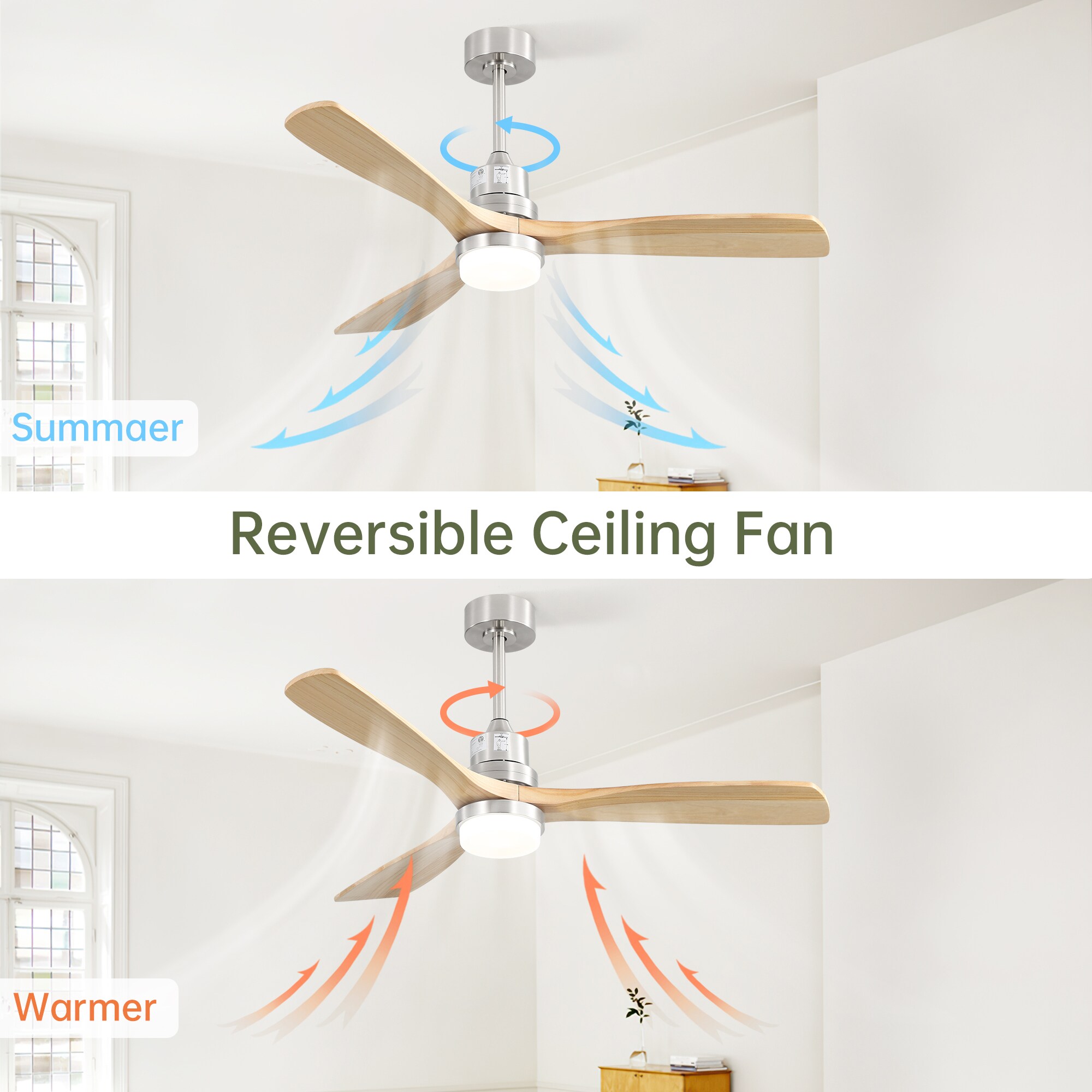 Bybafun YD1300082 Ceiling-Fans - View #3