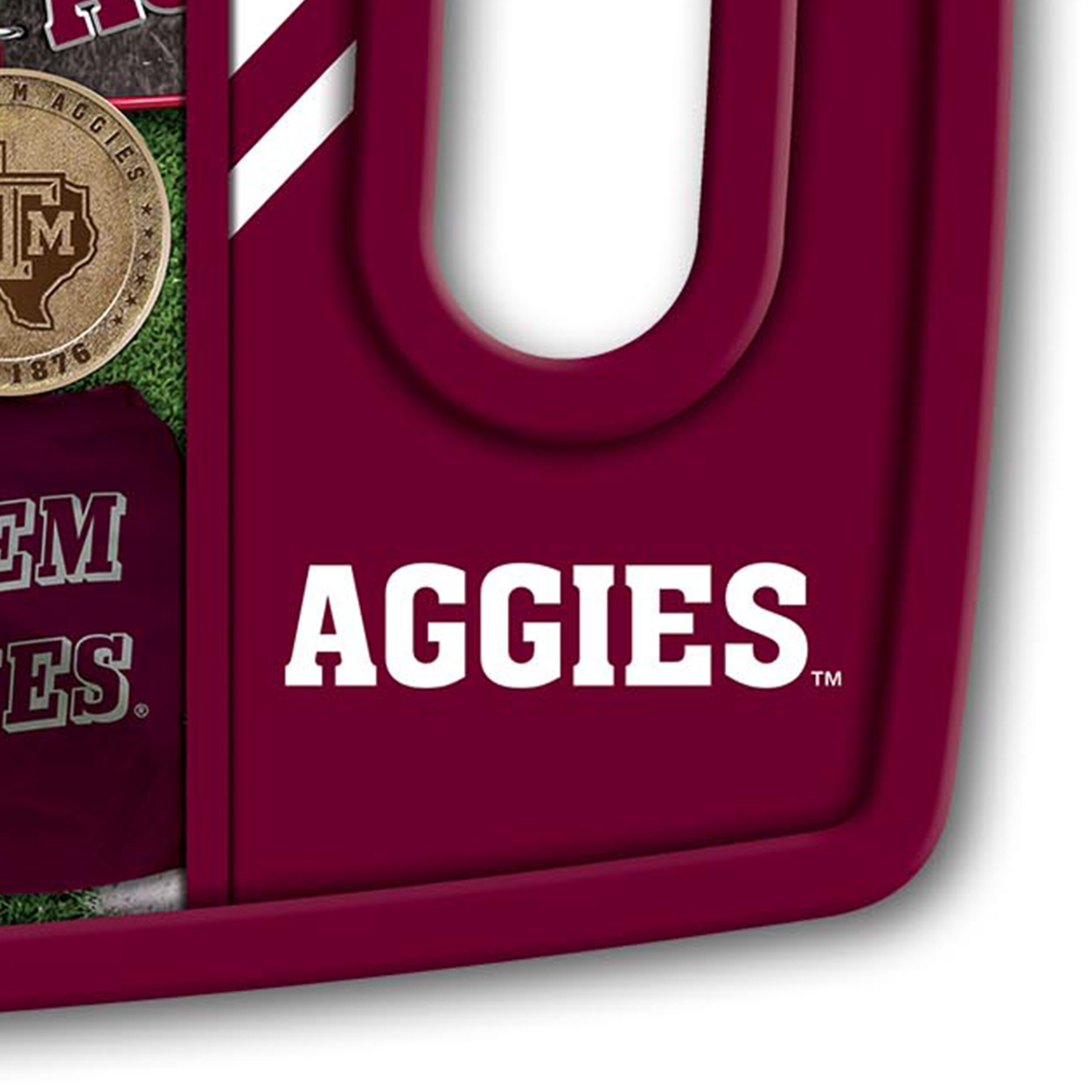 Texas A&M Aggies 12'' Sugar Skull Sign