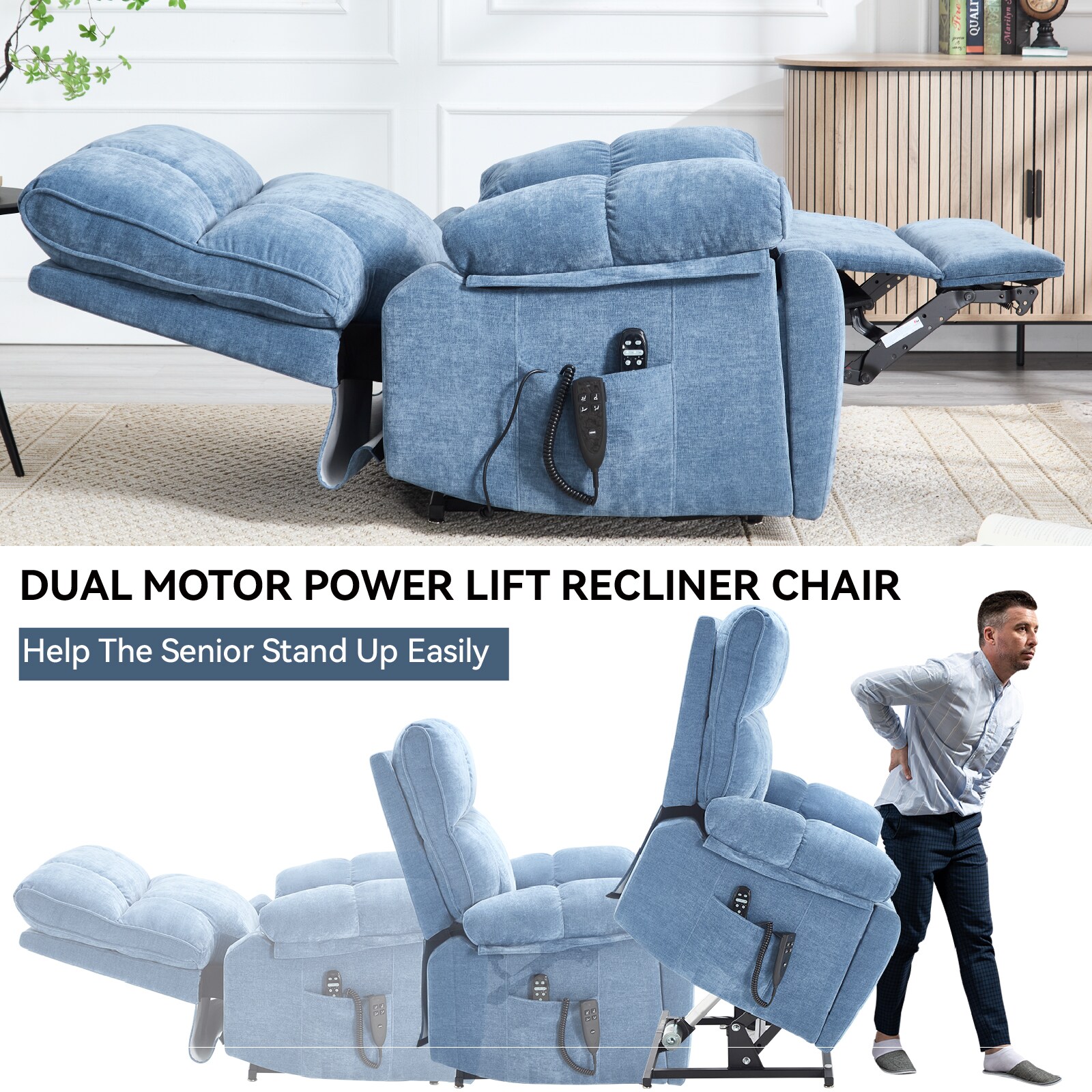 Mondawe MO-8027-BL recliners - View #6