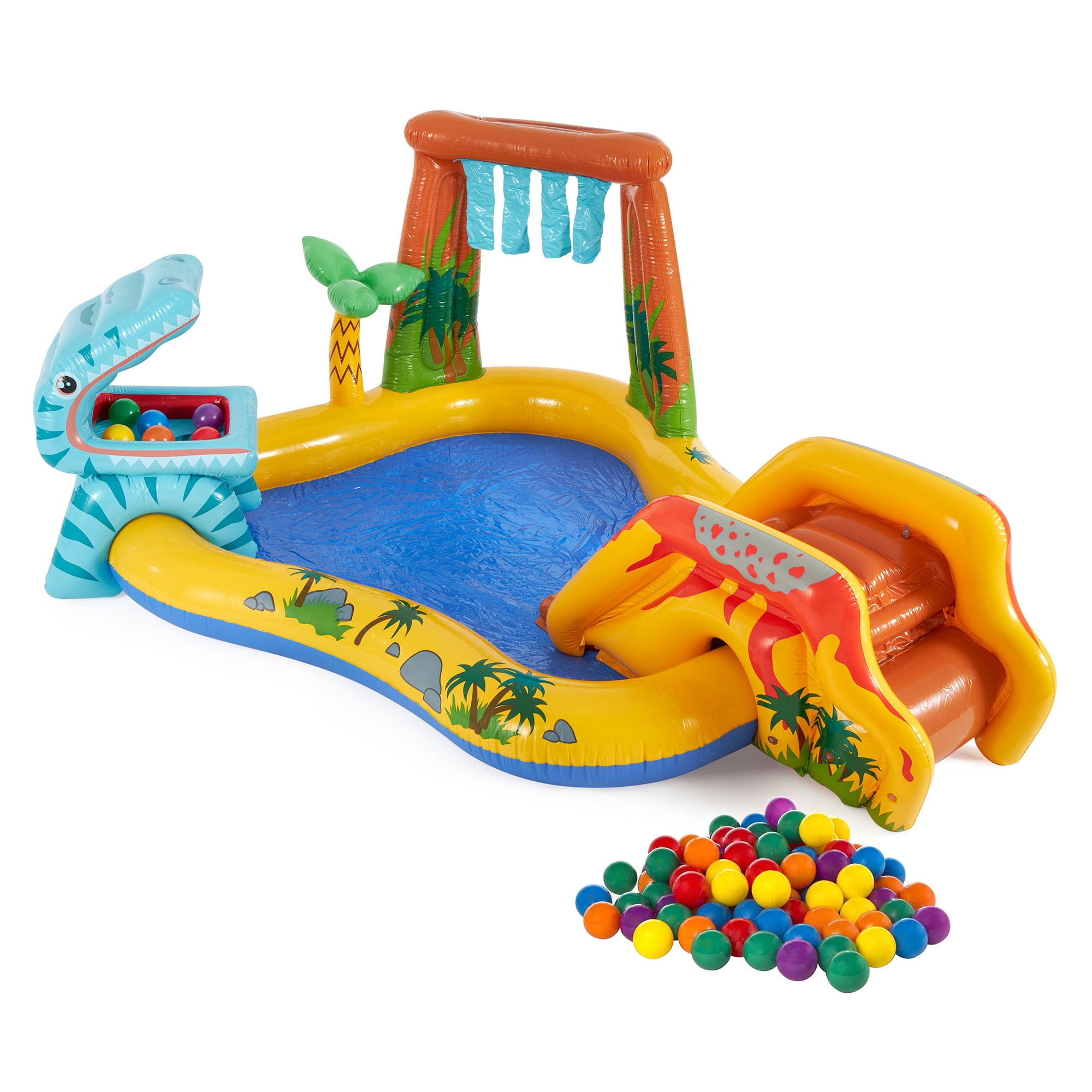 Intex 316212 95-Inches L x 75-Inches W Multicolor - Play Center w/ Pitballs Oval Kiddie Pool