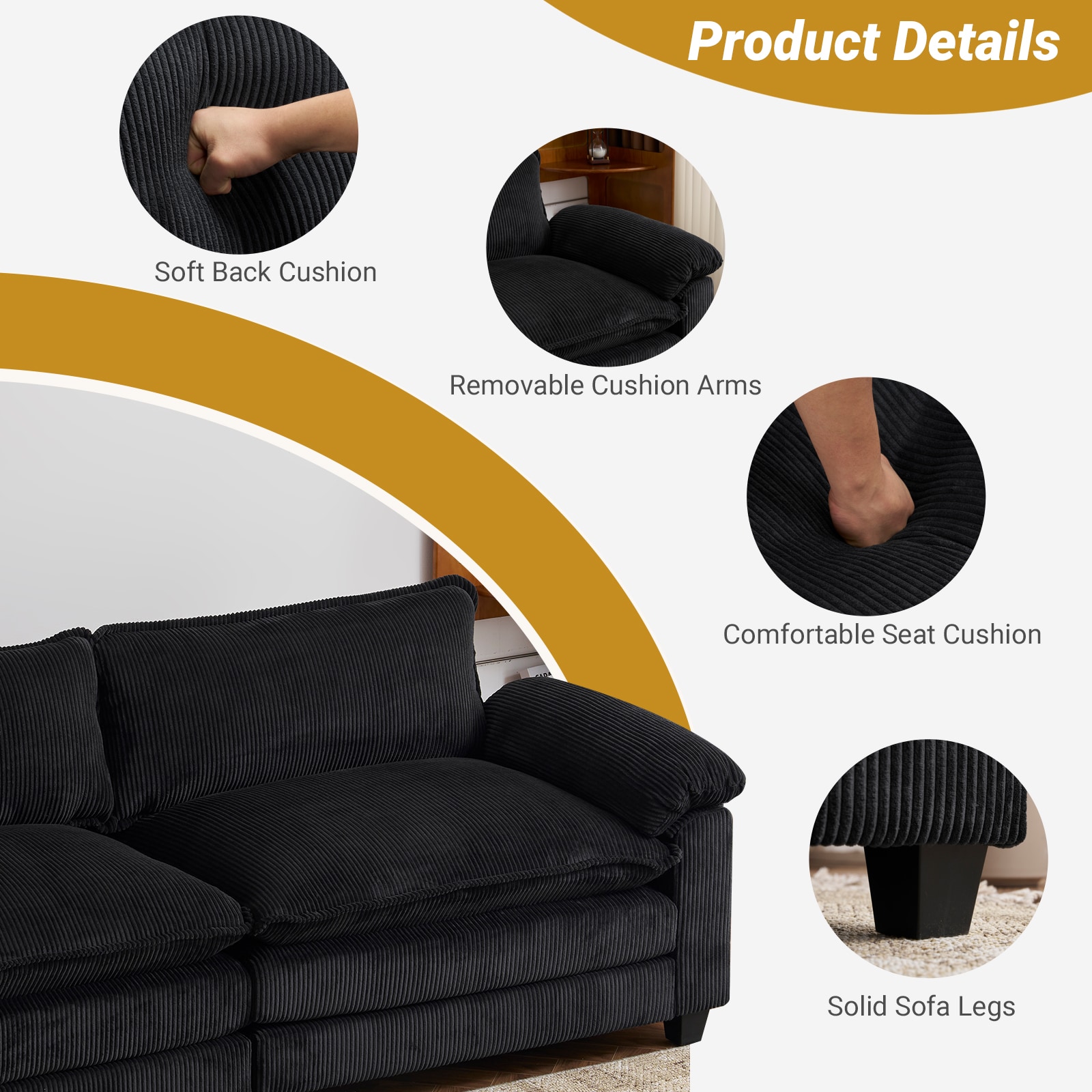 Outopee LO1G98000605+06+07 Sofas-Loveseats - View #2