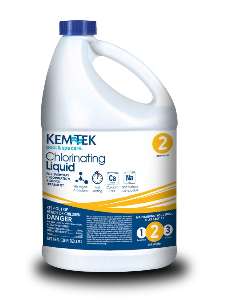 Kem-Tek 11009045391 Liquid Chlorine 1 Gallon(s) Liquid