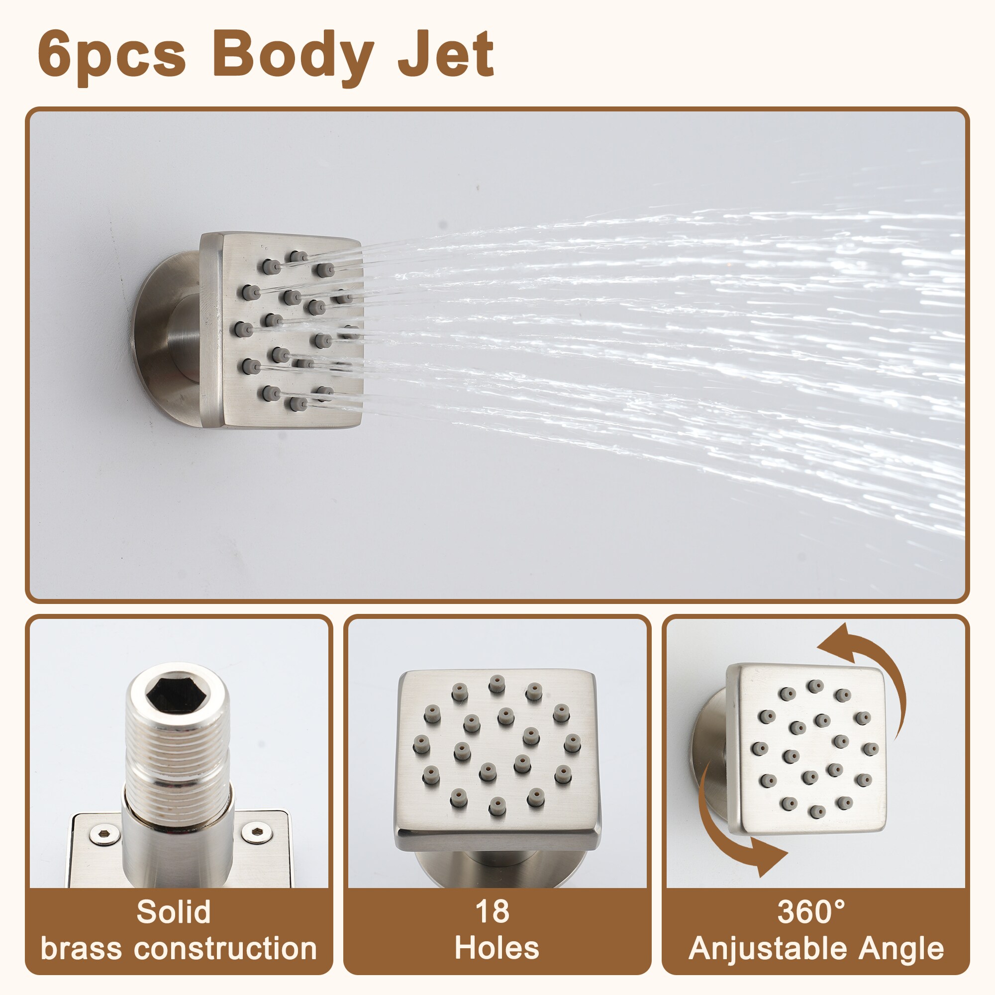 Clihome RCH-BAST8516B Showerhead-Bar-Panels - View #7