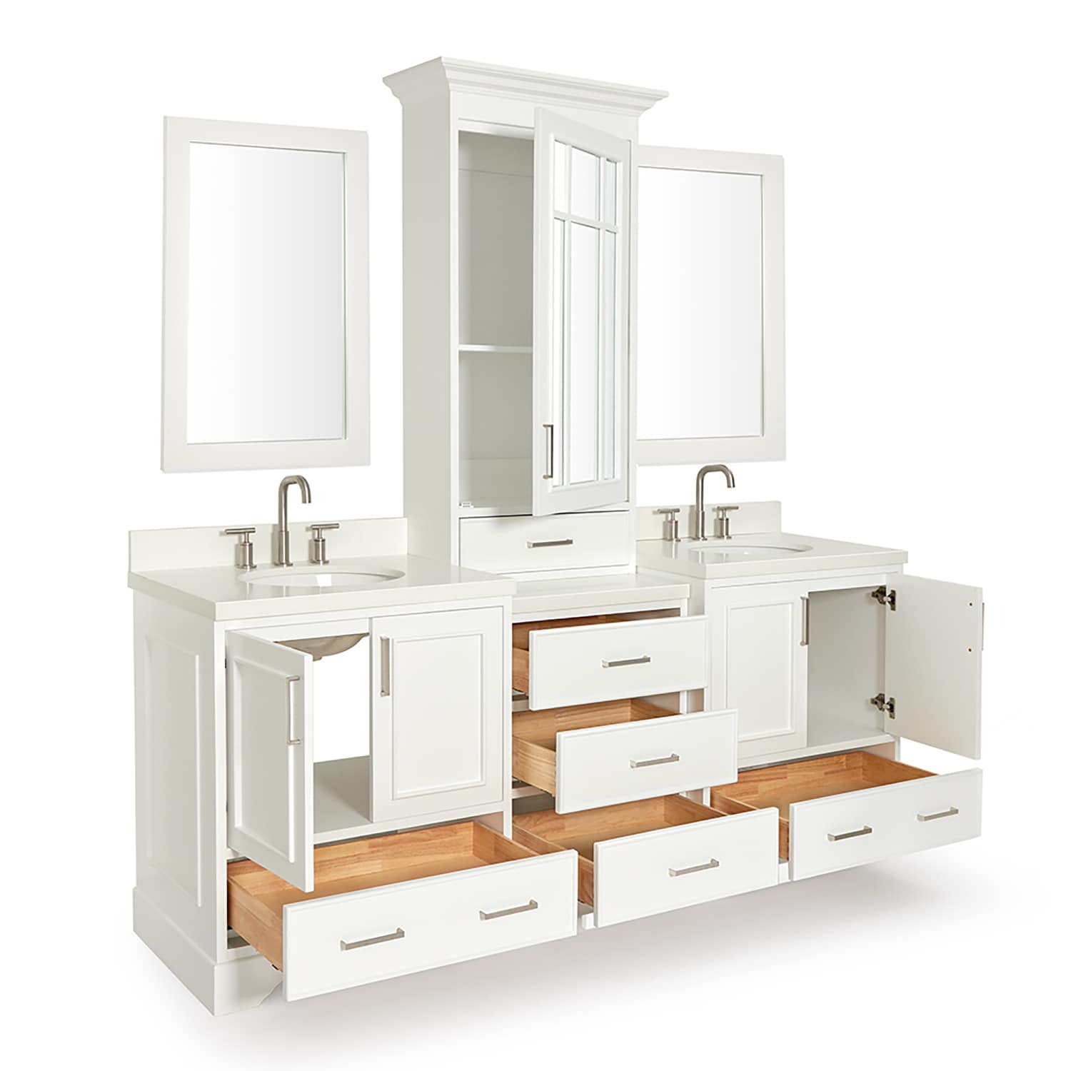 ARIEL M085D-WHT Bath-Vanity-Combo - View #5