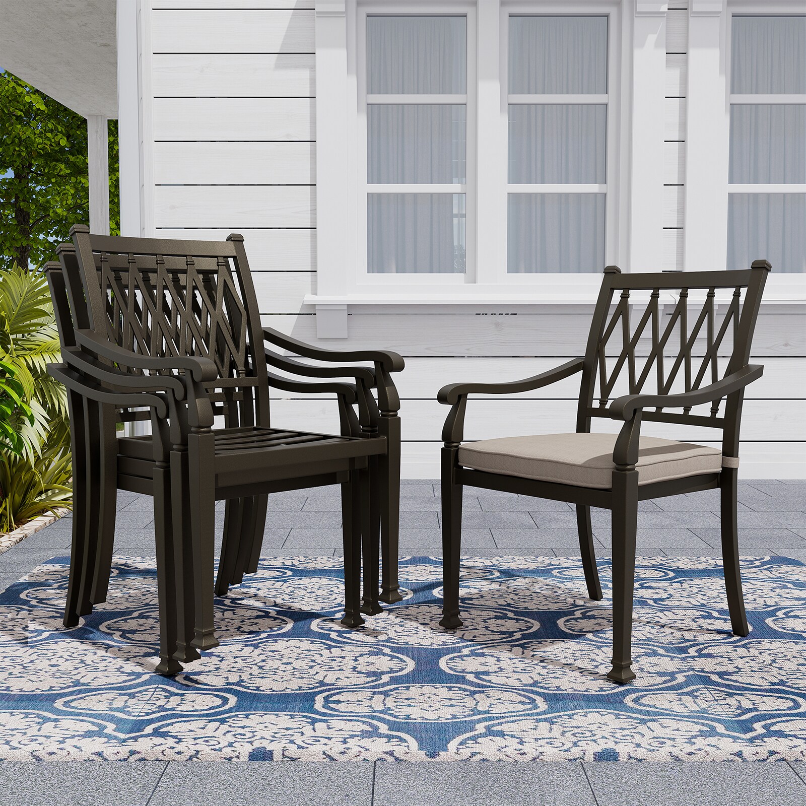 Mondawe MO-LD721-BE Patio-Chairs - View #3