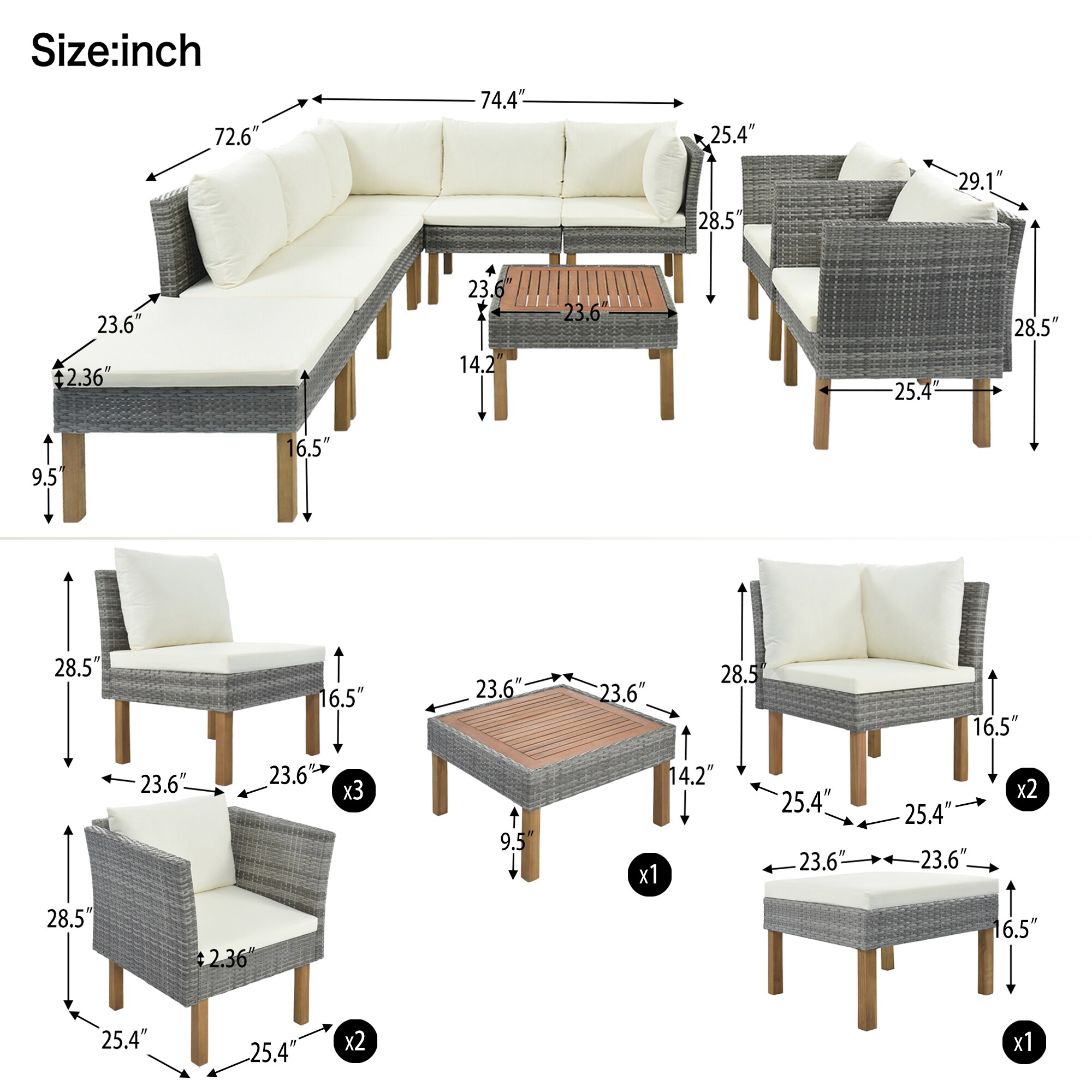 ModernLuxe L-FG201208AAA Patio-Conversation-Sets - View #5