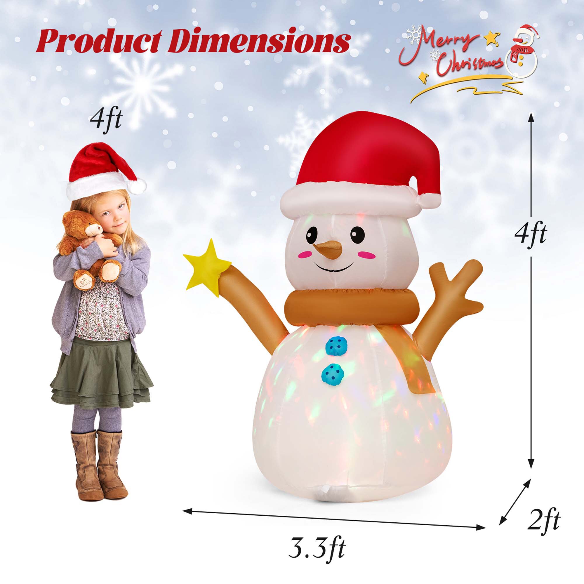Costway LWS00786 Christmas-Inflatables - View #2