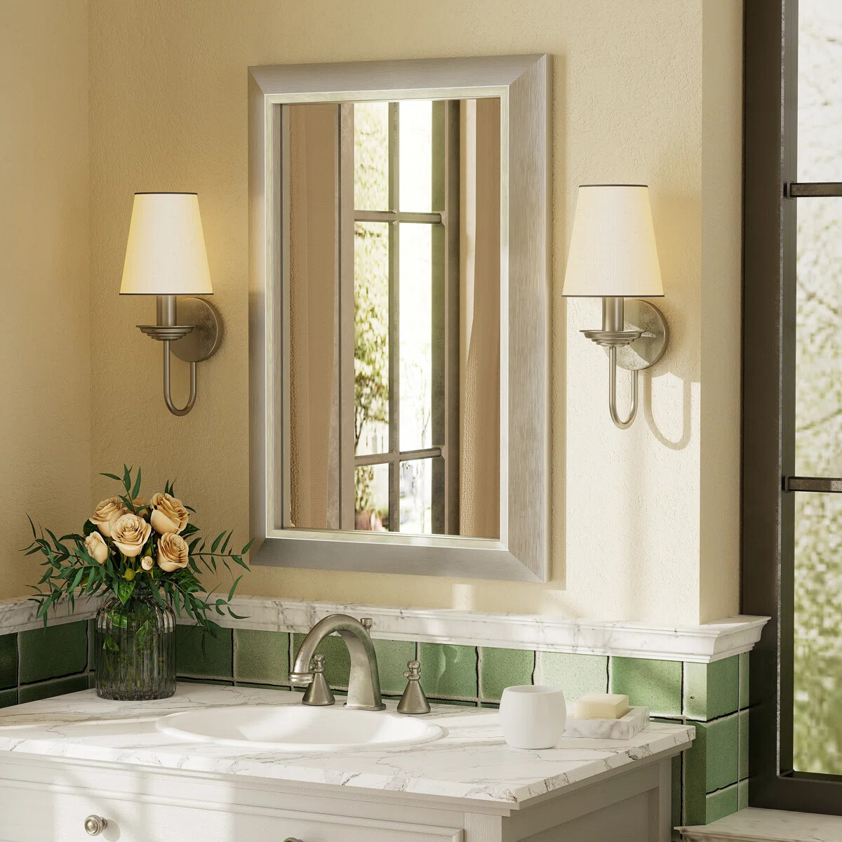 YQP YQP-D-RA4060-S Framed-Bath-Mirrors - View #2