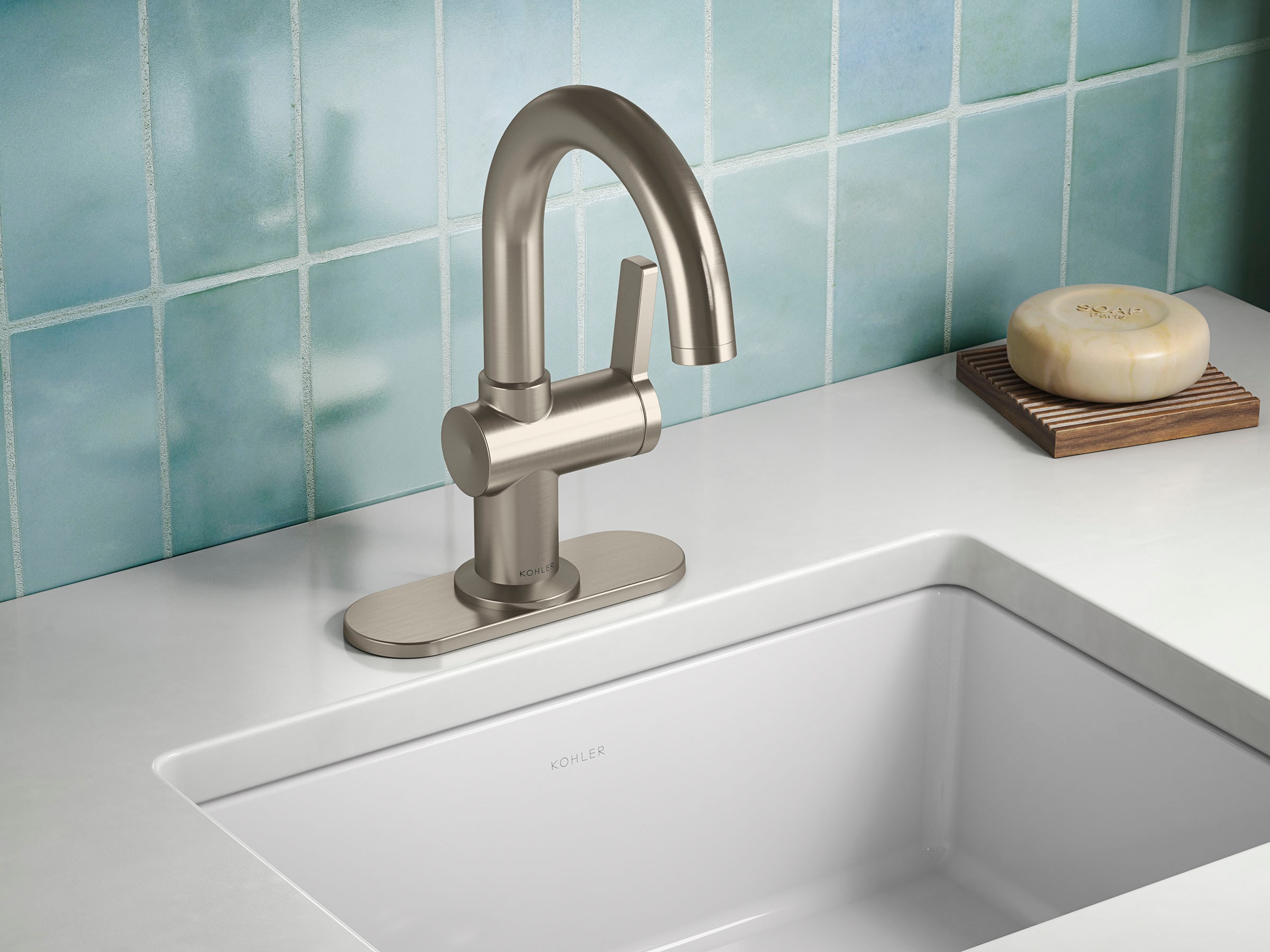 KOHLER REC28731-4D-BN Lavatory-Faucets - View #3